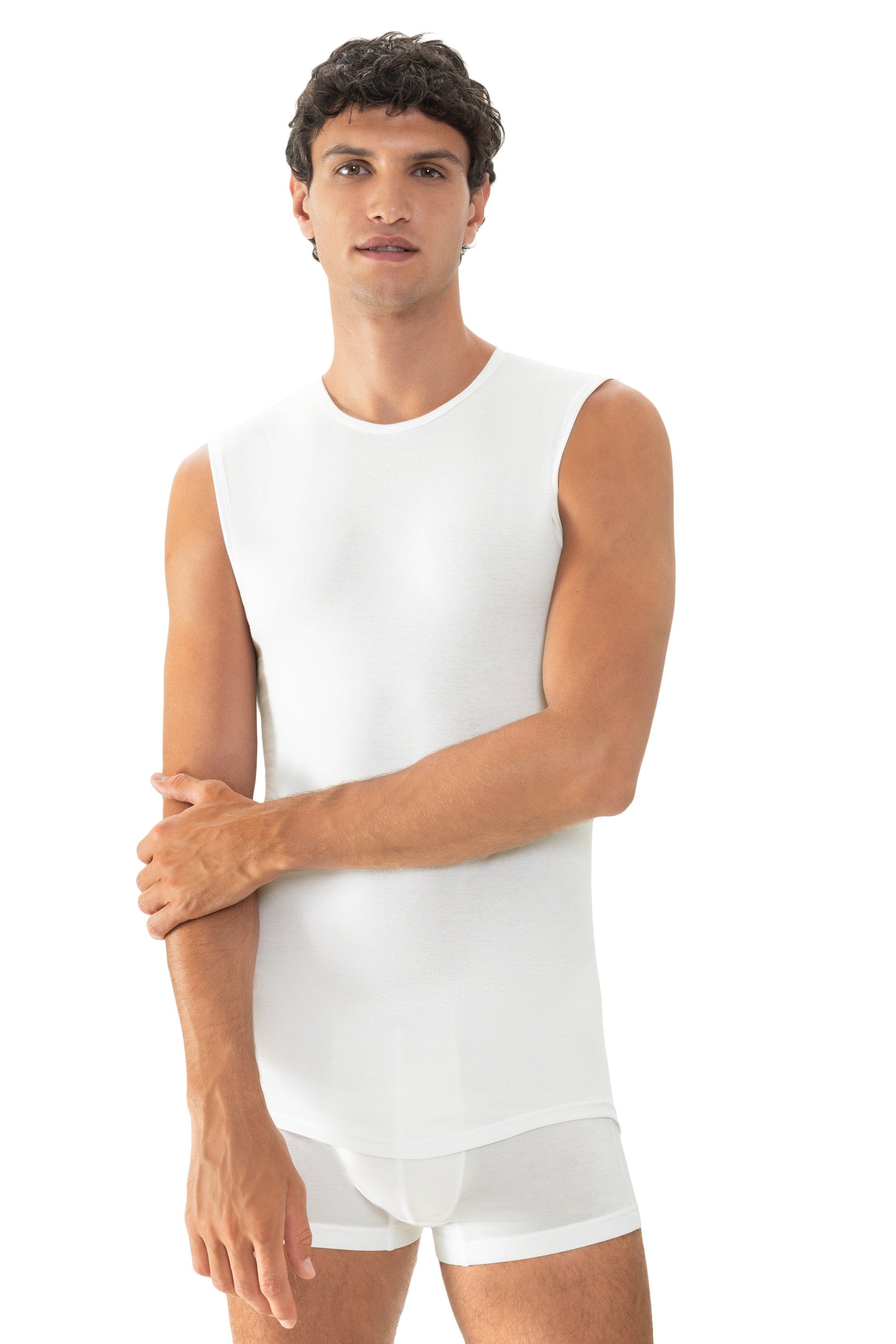 City-Jacke ohne Arm (Weiss)