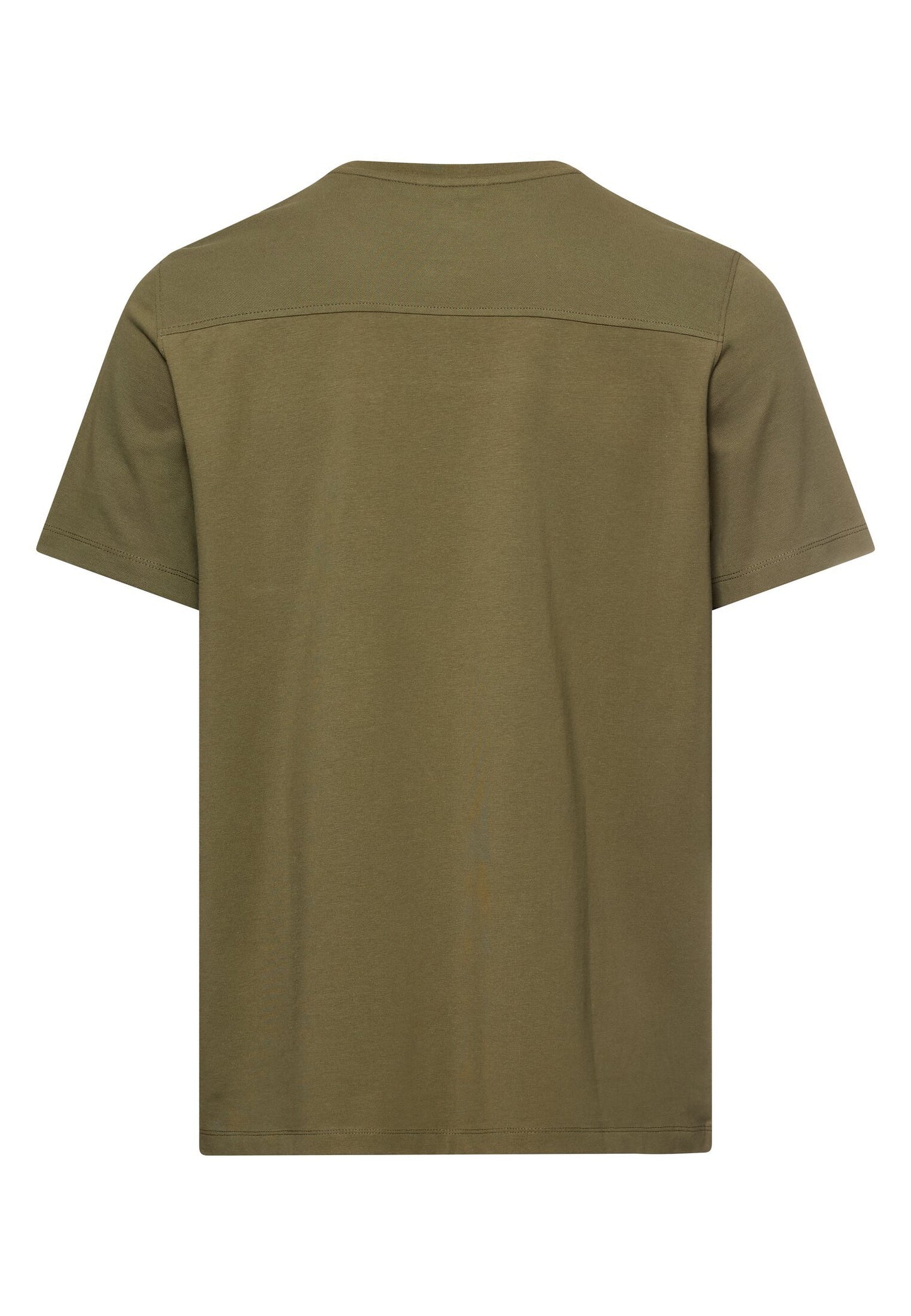 T-Shirt mit Brusttasche (Deep Olive)