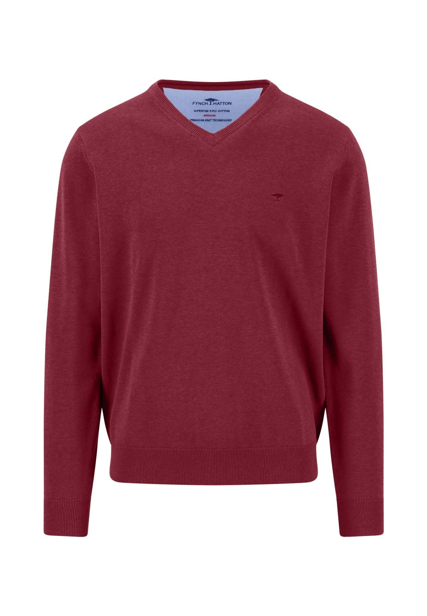 V-Neck, Superfine (Brick)