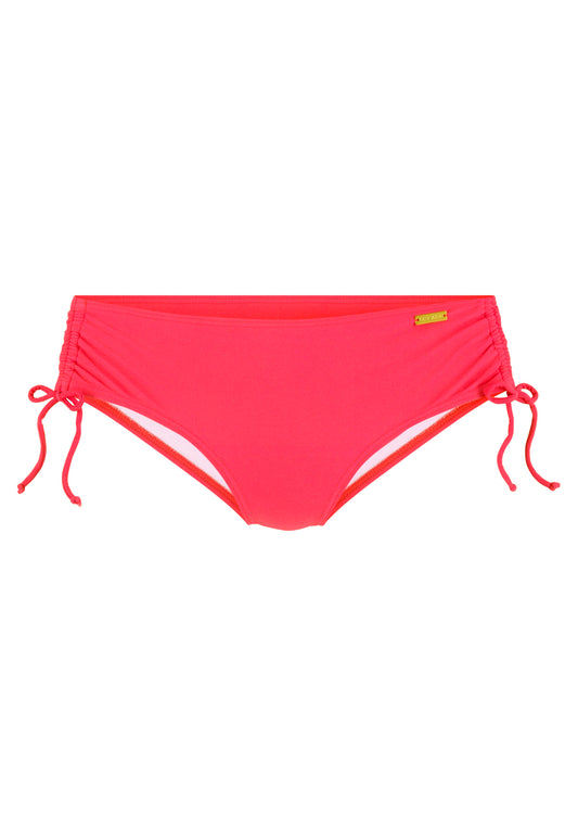 lascana Bikinihose mit Raffung (Coral)