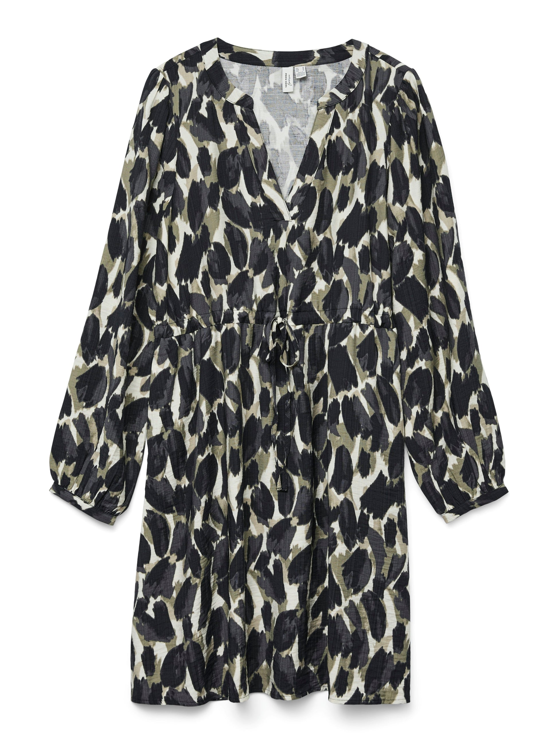 Vmfanini L/s Short Dress Wvn Btq Ga (Mermaid/fa)