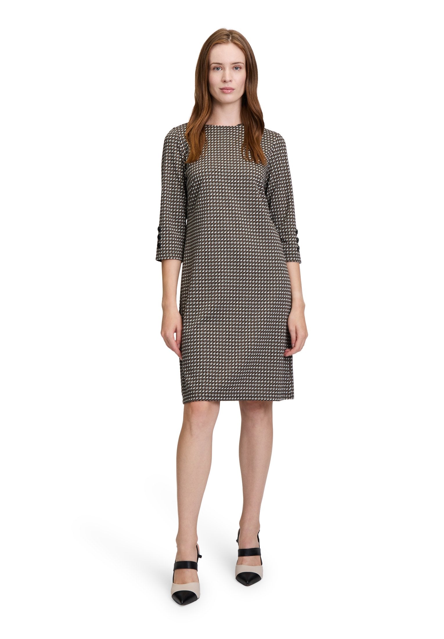 Etuikleid (Black/beige)
