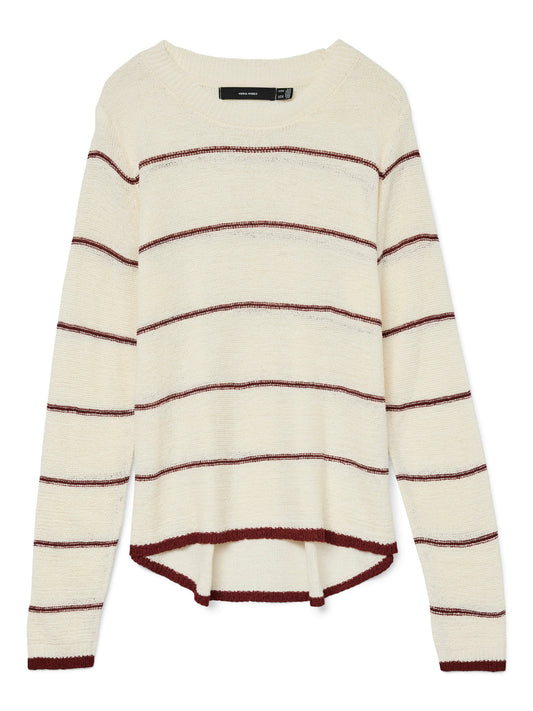 Vmnuevocharity Ls O-neck Pull Boo Ent (Birch/w. S)