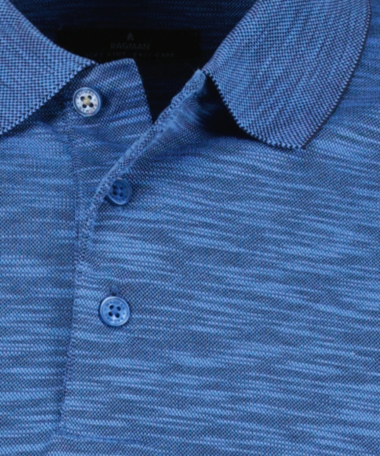 Poloshirt langarm Softknit (Moosgrun)