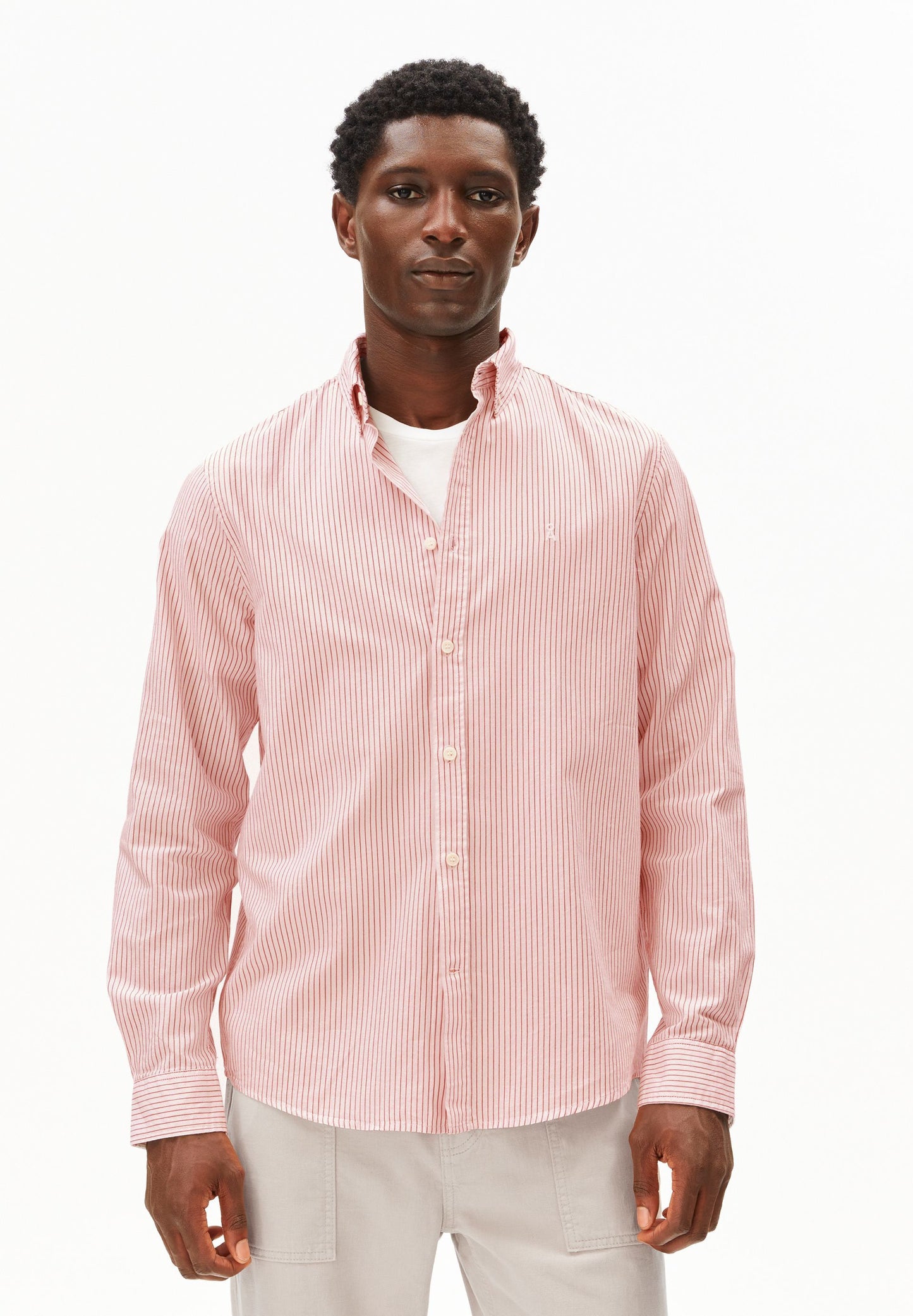 Quaasa Stripe Longsleeve Shirt (Tabasco Red)