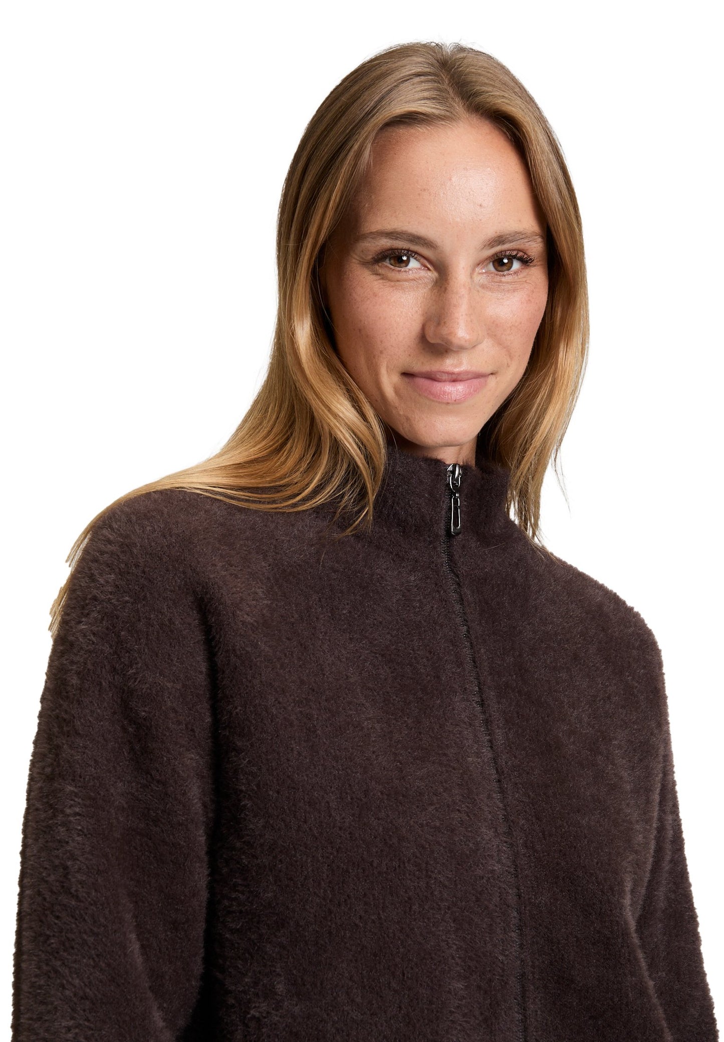 Strick-Cardigan (Light Maroon)