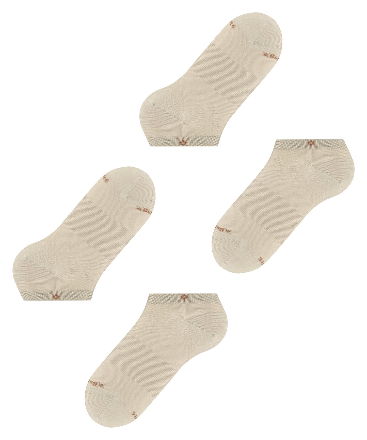 Sneakersocken Everyday 2-Pack (Sandstone)