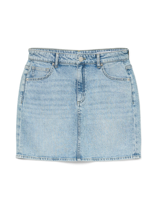 Vmtessa Hr Short Dnm Skirt Mix Ga Noos (Light Blue De)