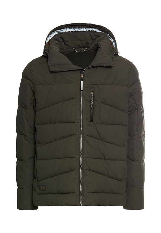 Winterjacke mit abnehmbarer Kapuze (Dark Brown)