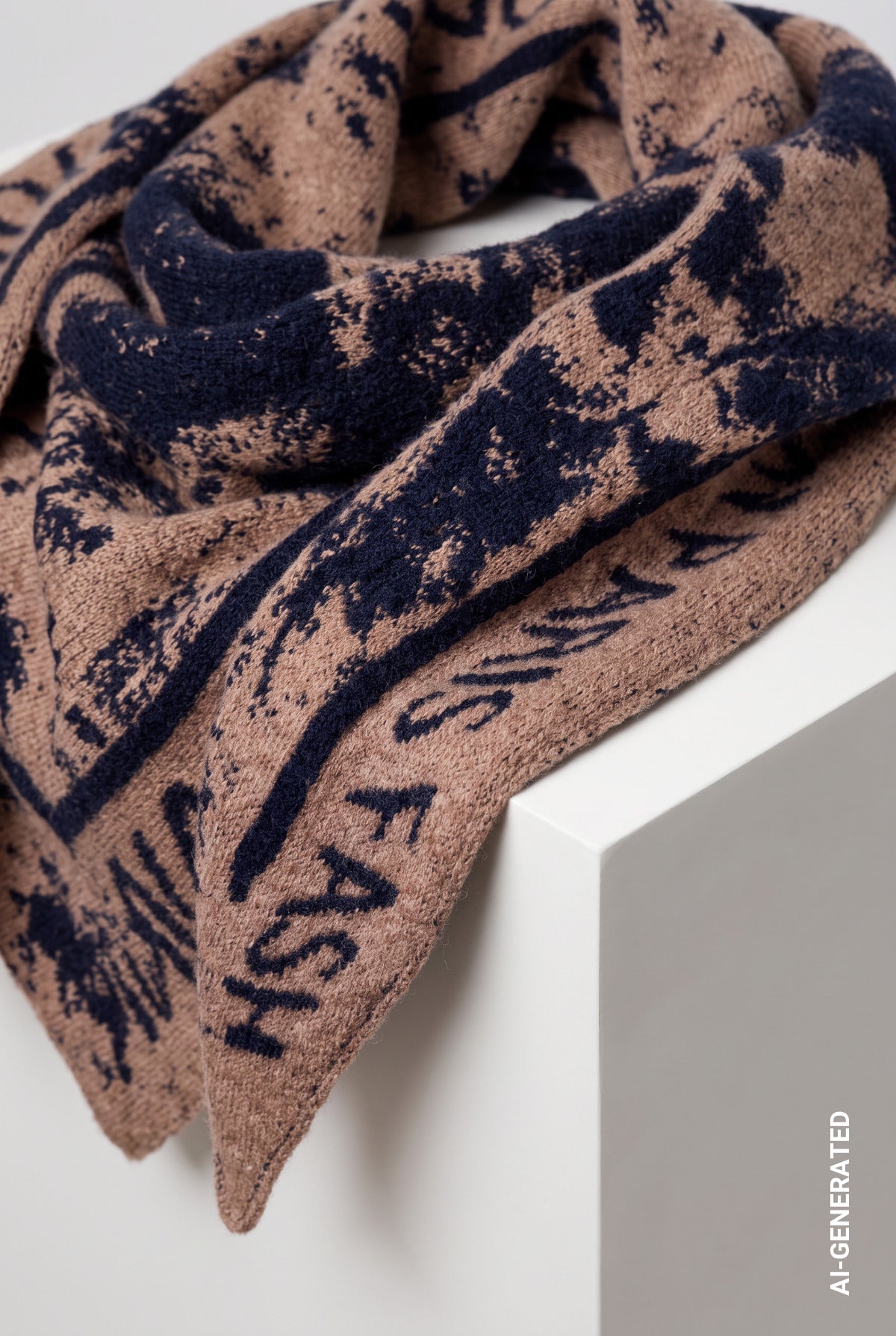 Schal mit Jacquard-Muster (Tiramisu Gemuste)