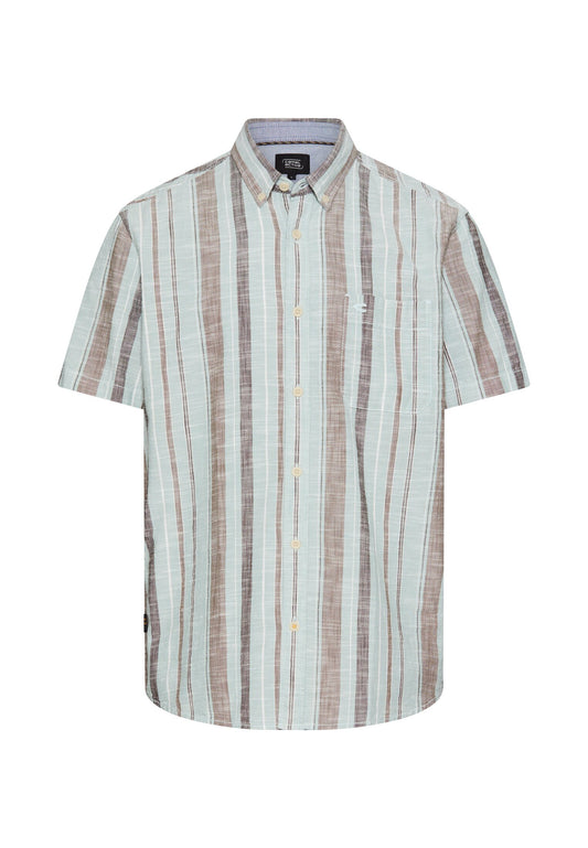 Karohemd aus reiner Baumwolle (Aqua Blue)