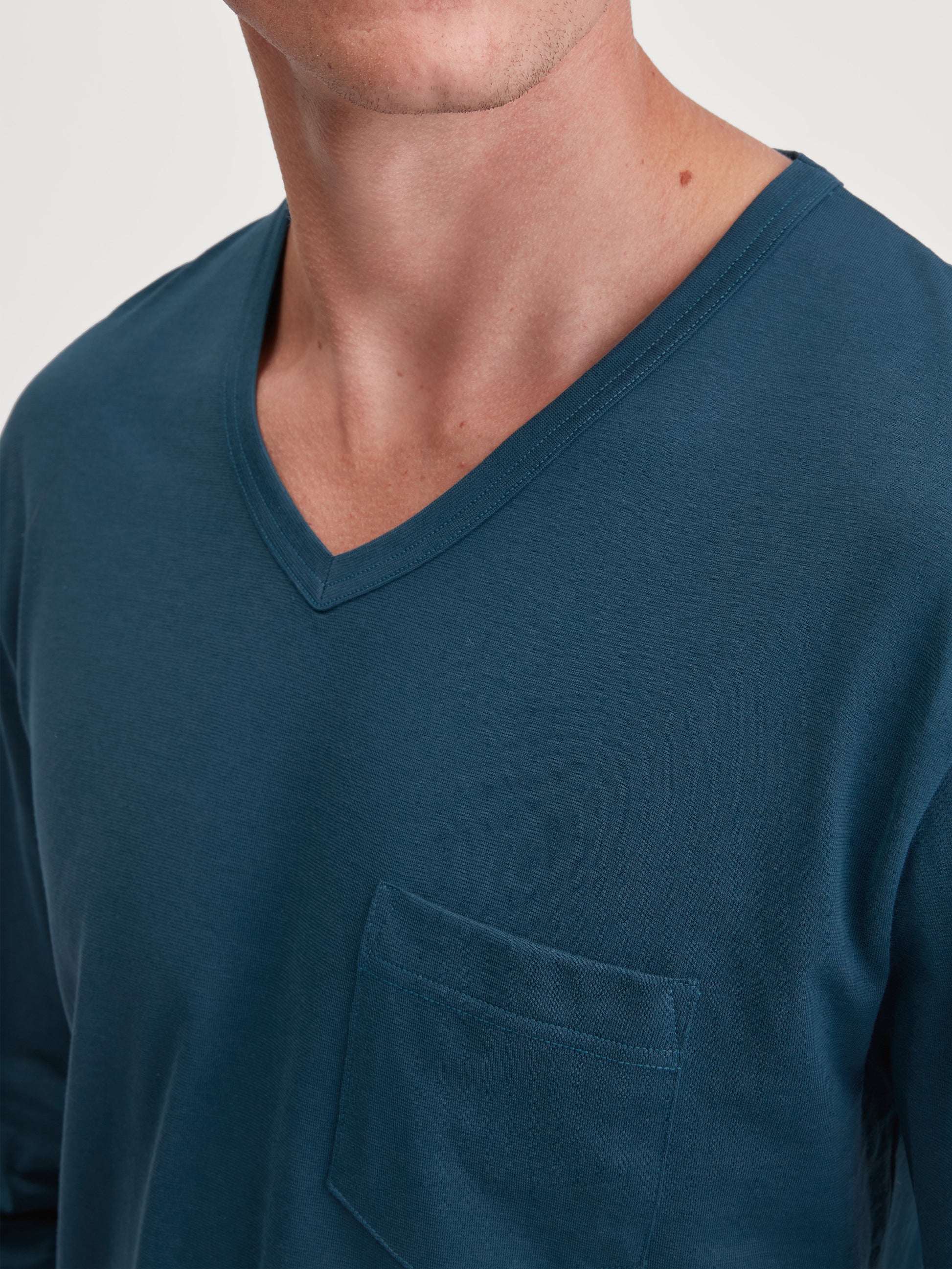 MEN Pyjamas with cuff (Deep Petrol)
