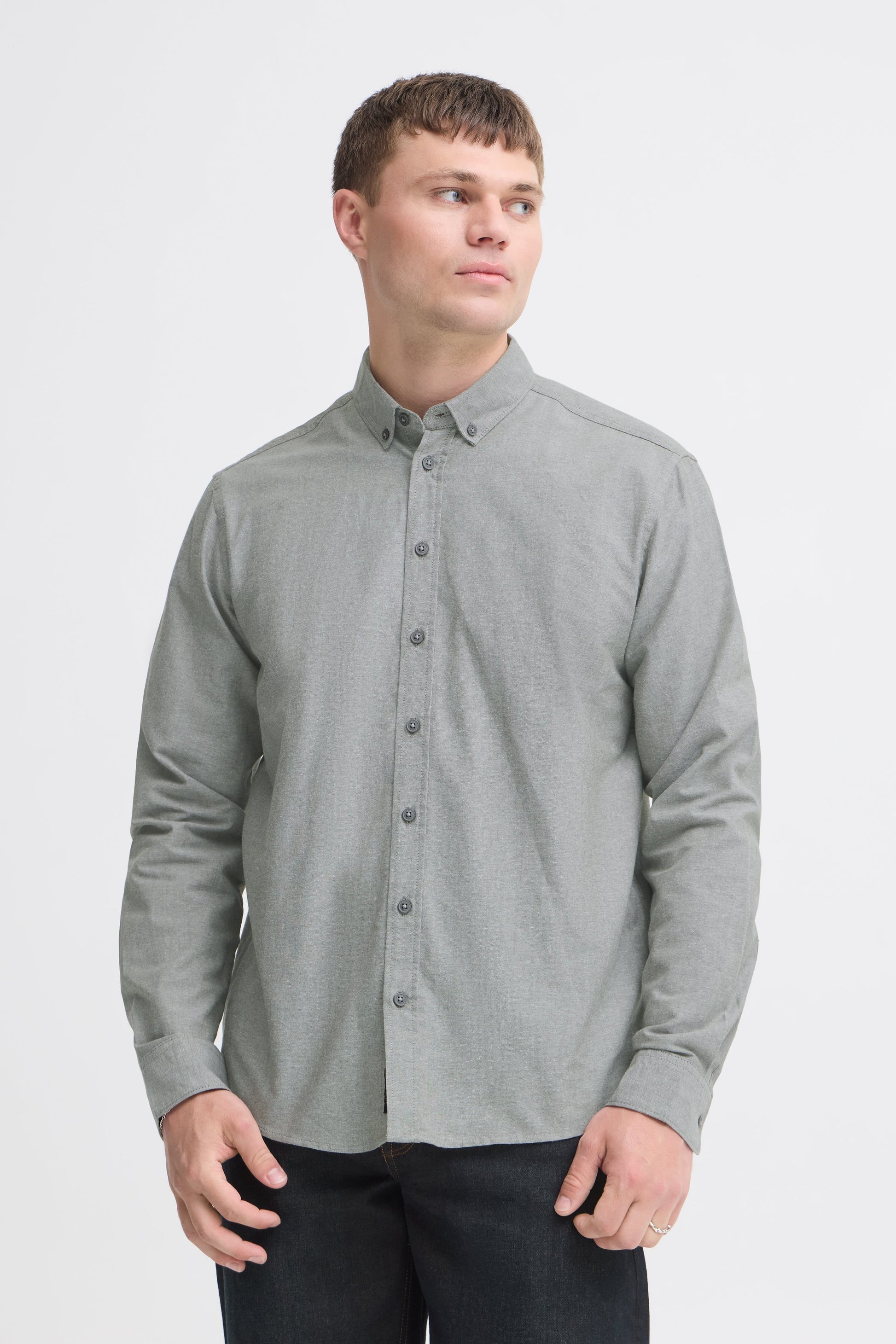 Bhadas Shirt Oxford (Forest Night)