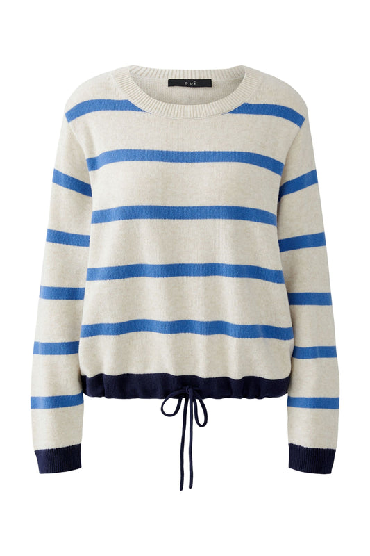 Pullover (Offwhite Blue)