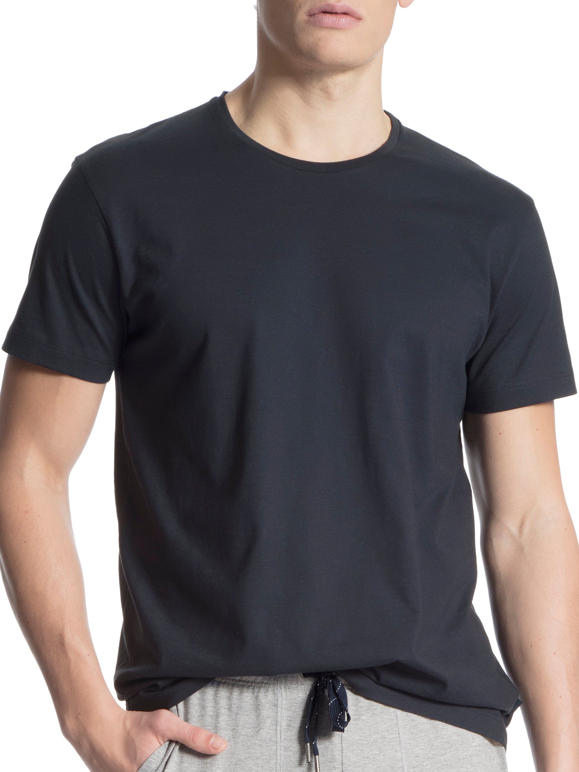 Kurzarm-Shirt, Rundhals (Dark Sapphire)