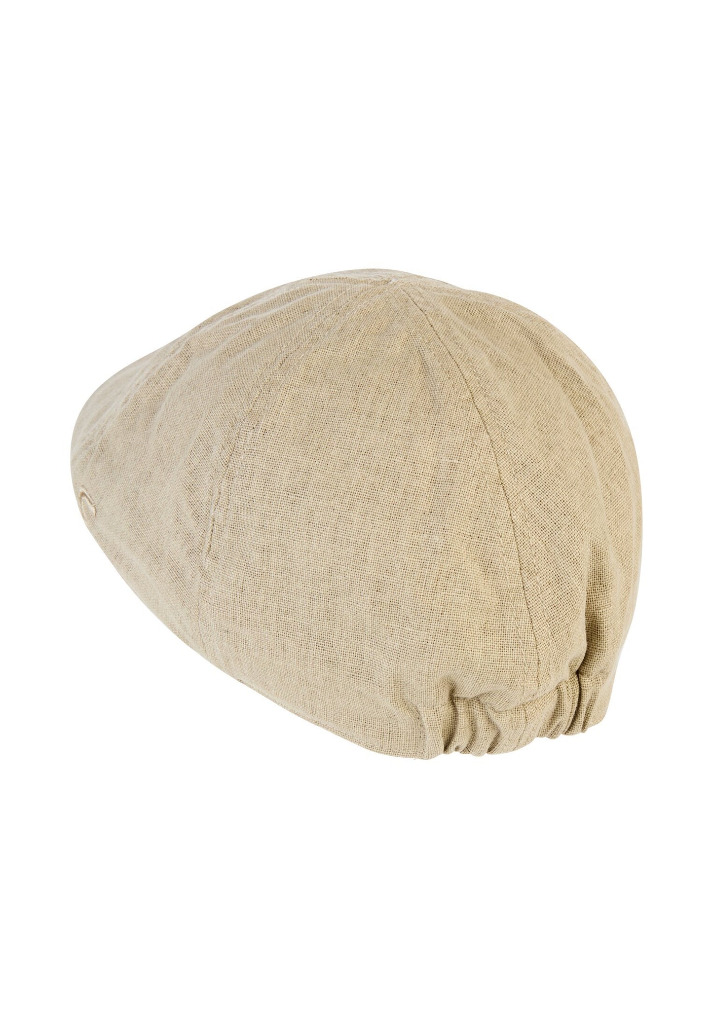 Flat Cap mit Gummizug (Beige)