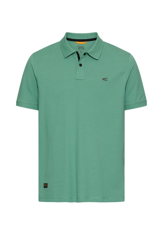 Poloshirt mit Druckknöpfen (Lagoon Green)