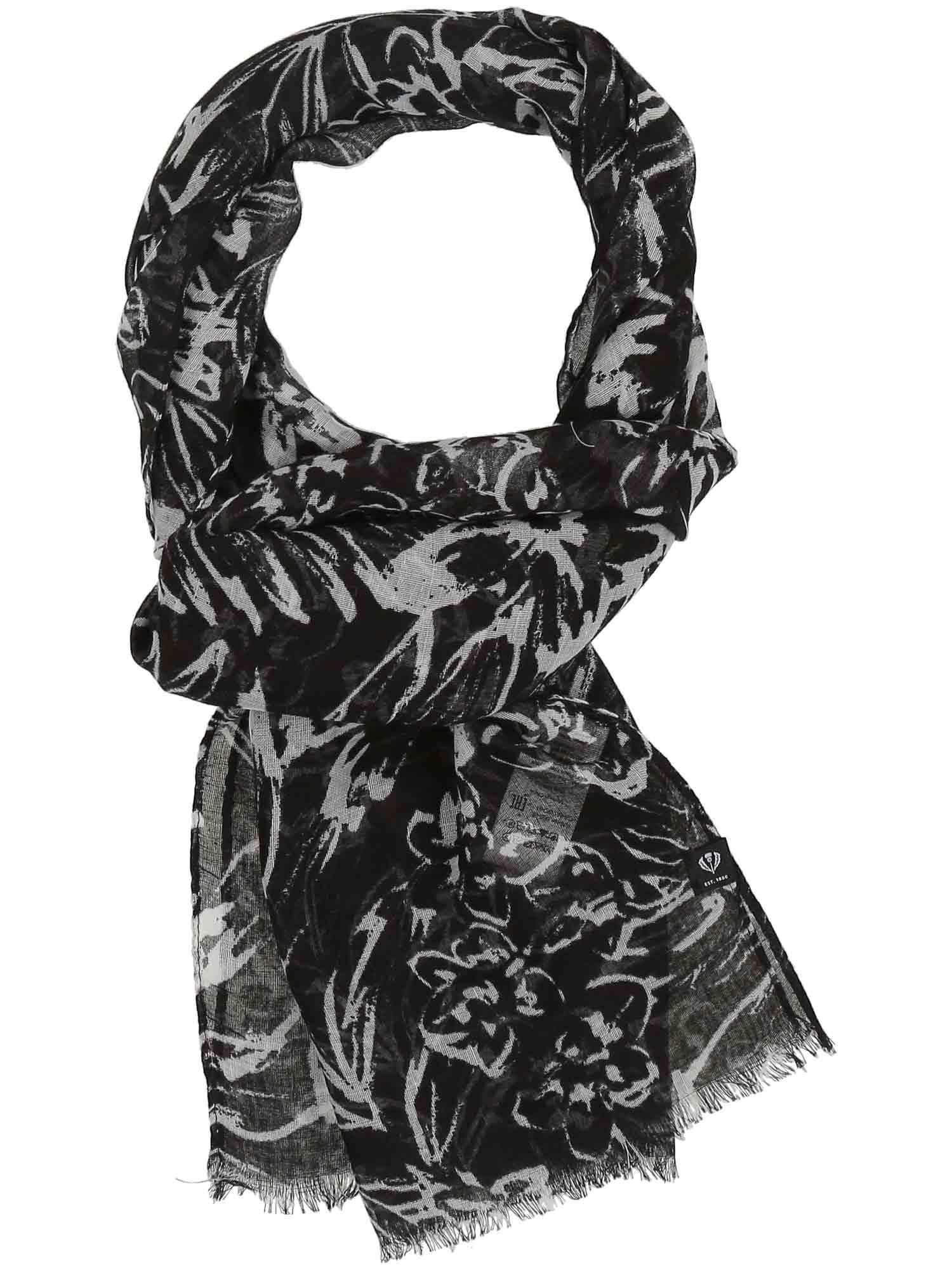 Schal Polyester Schal (Black White)