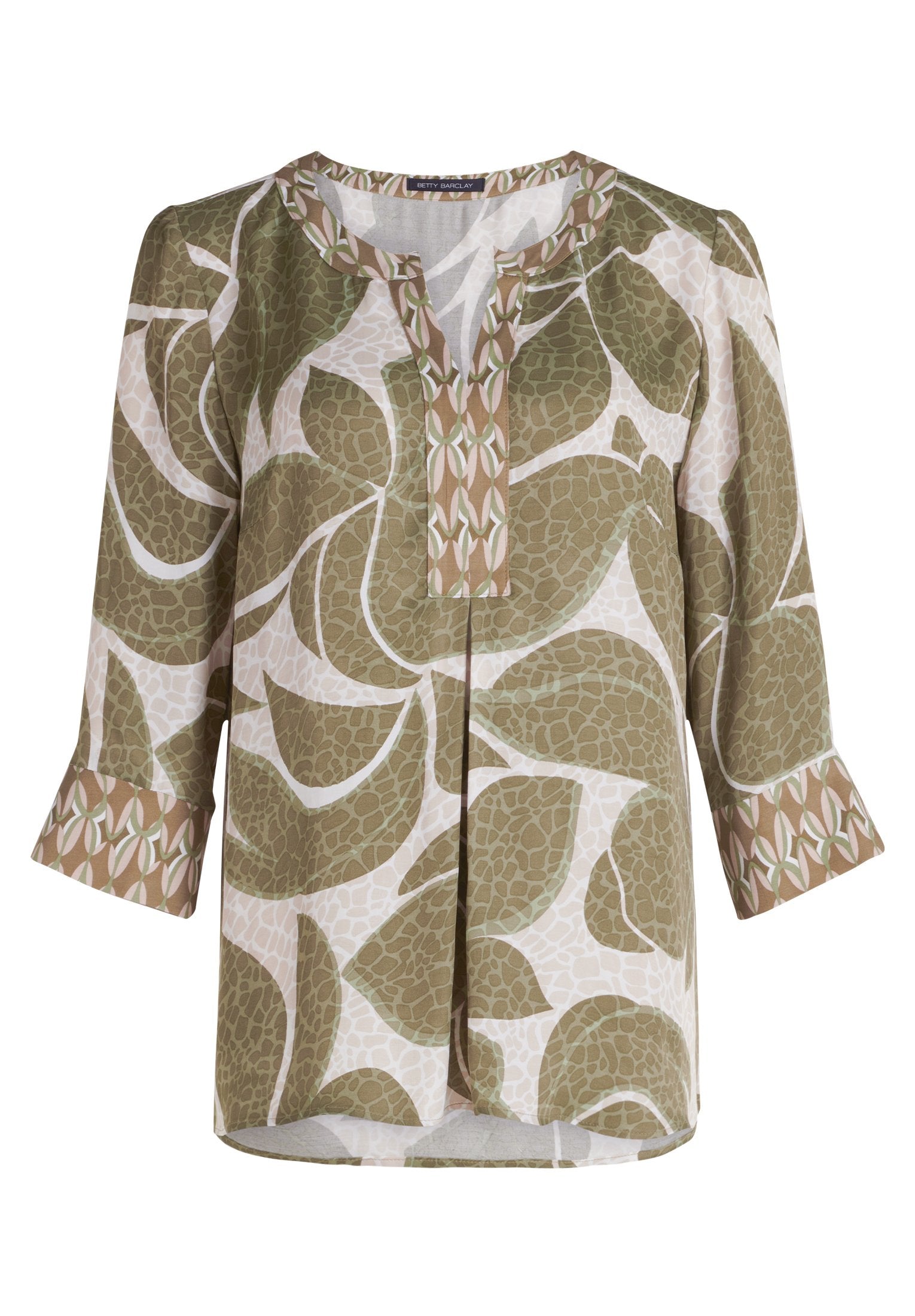 Schlupfbluse (Khaki/nature)