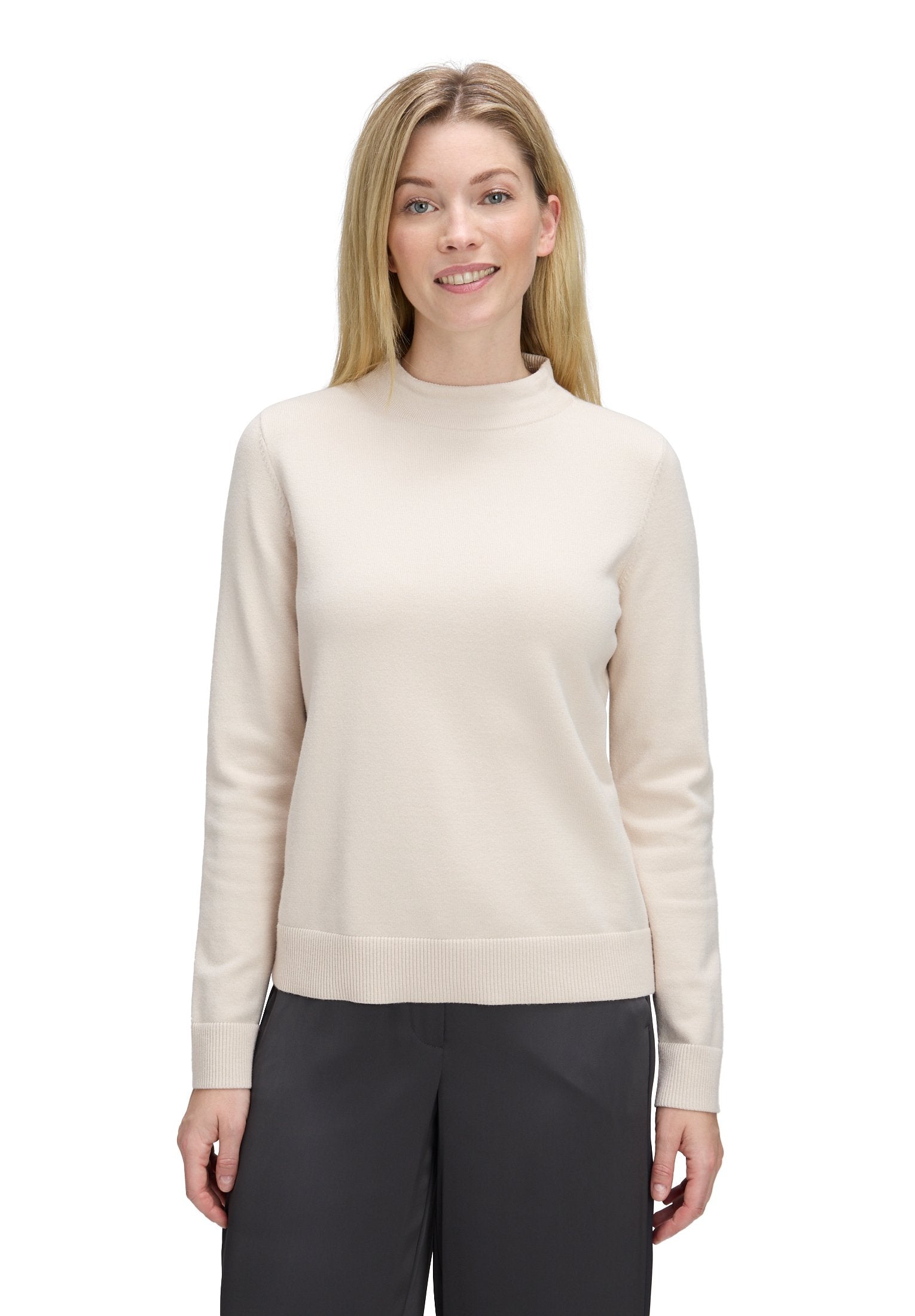 Basic-Strickpullover (Pastel Sand)