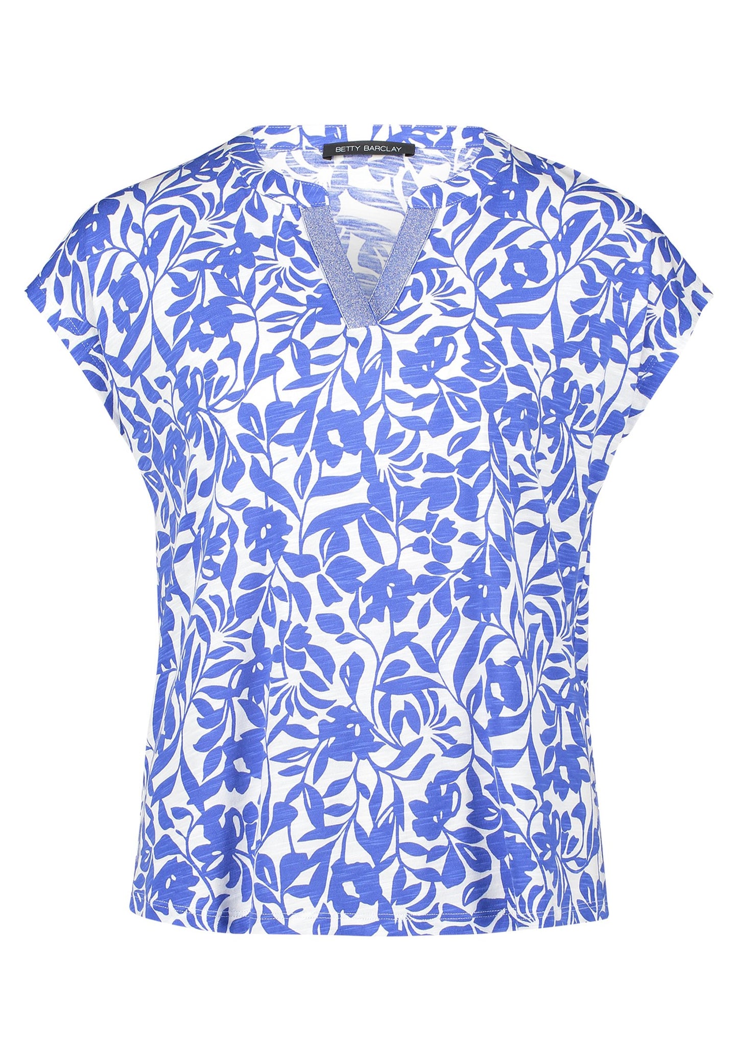 Casual-Shirt (Cream/blue)