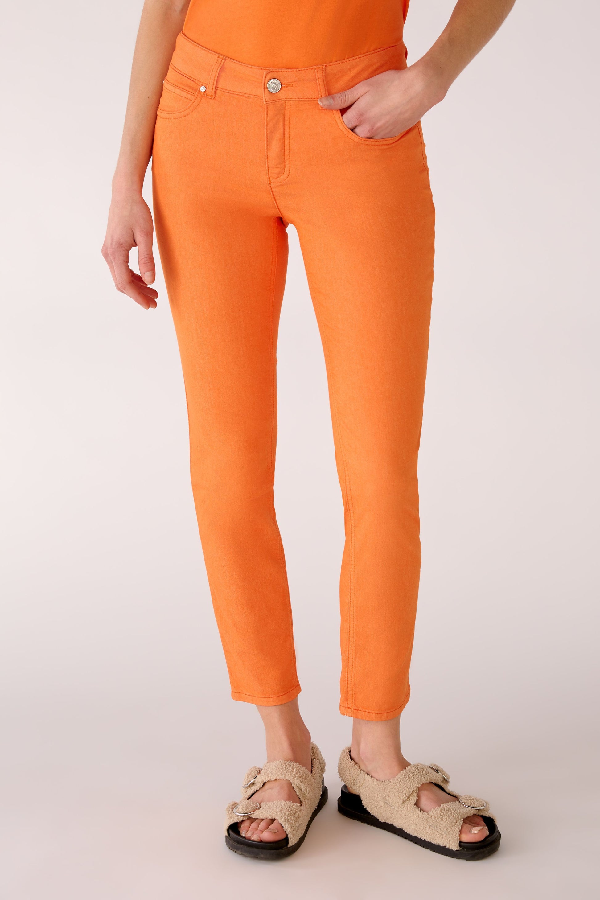 BAXTOR Jeggings Cropped in Slim Fit (Vermillion Oran)
