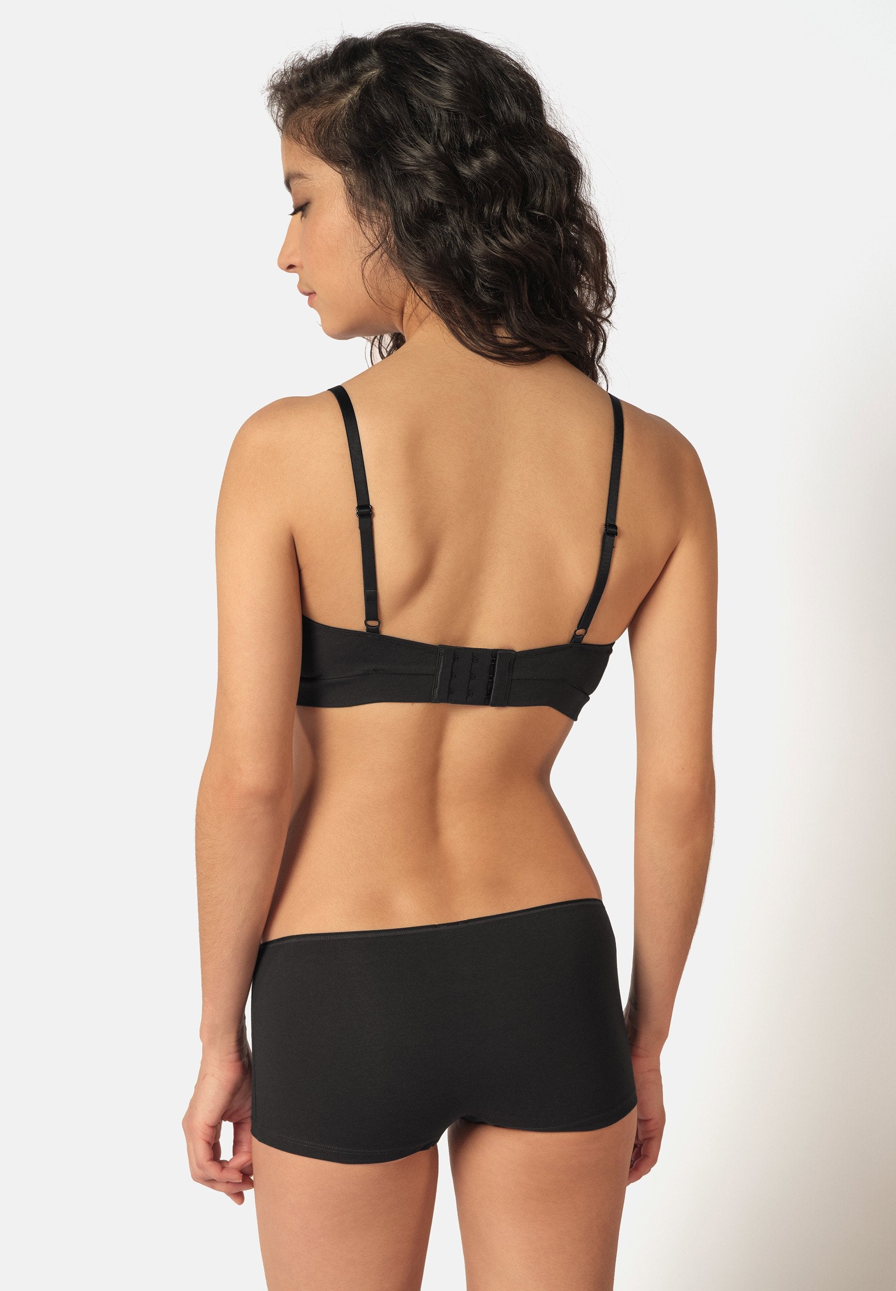 Skiny Damen Soft BH herausn. Pads SKINY ADVANTAGE Cotton Stretch (Black)