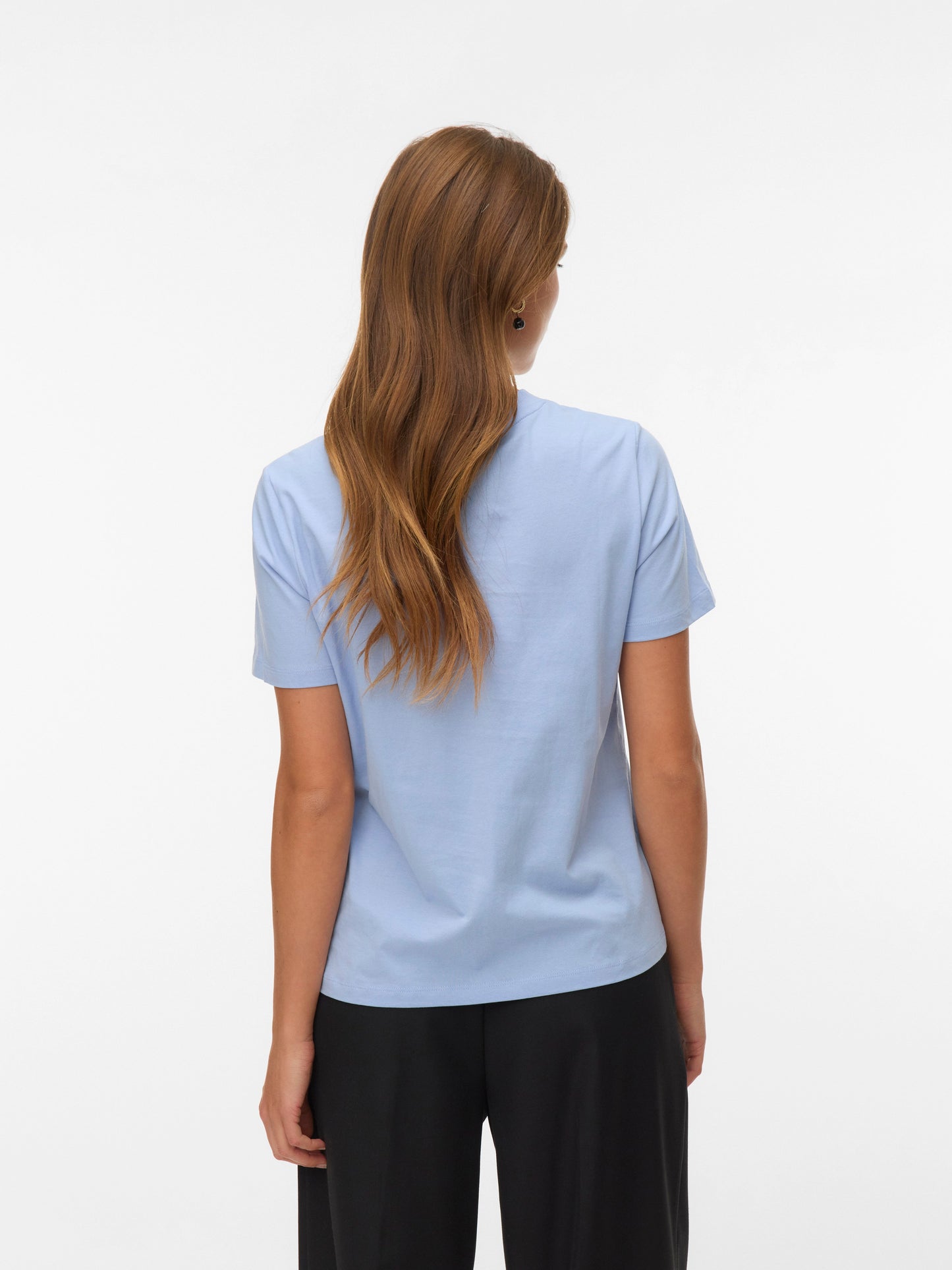 Vmpaulina Ss T-shirt Jrs Noos (Brunnera Blue)