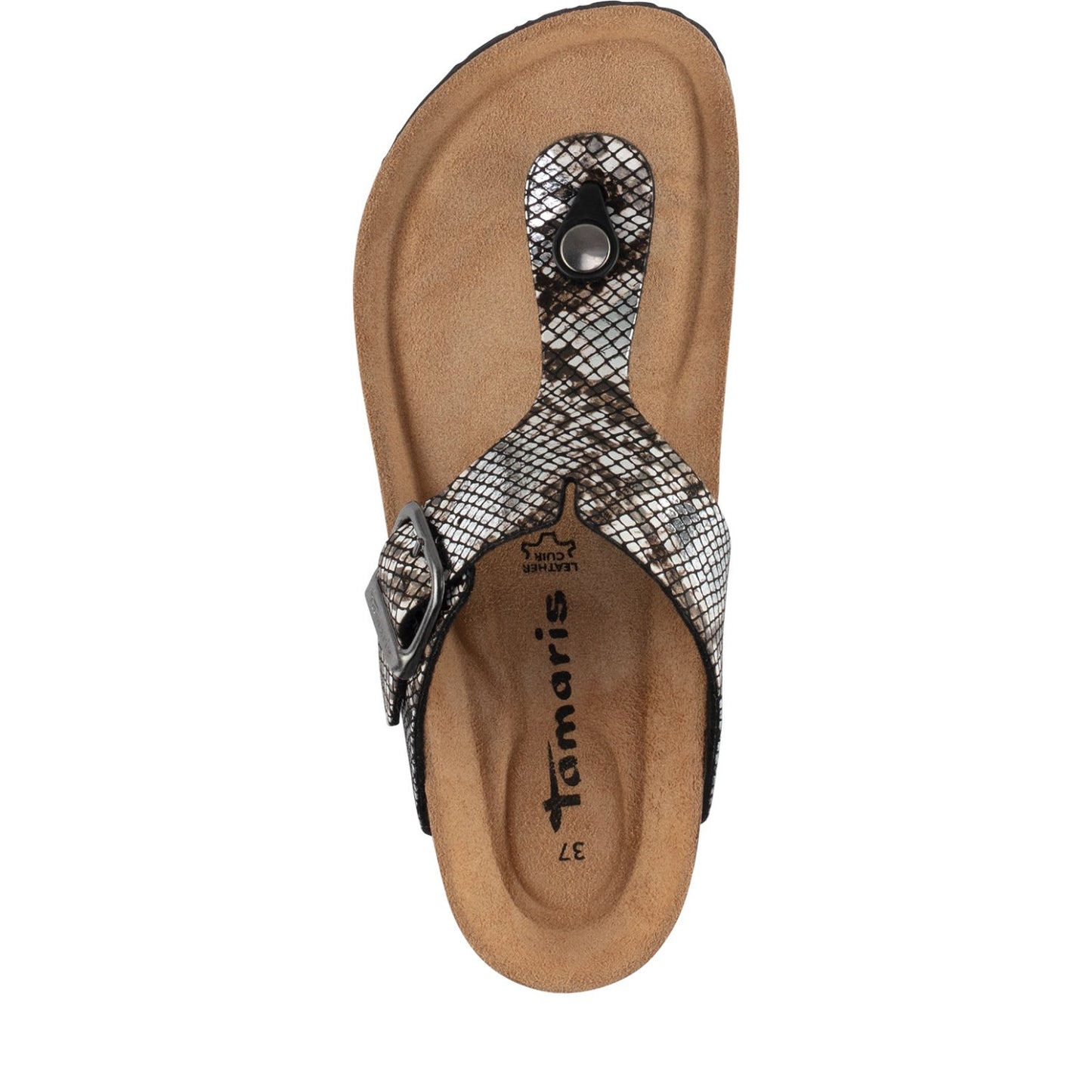 Pantolette (Black/snake)