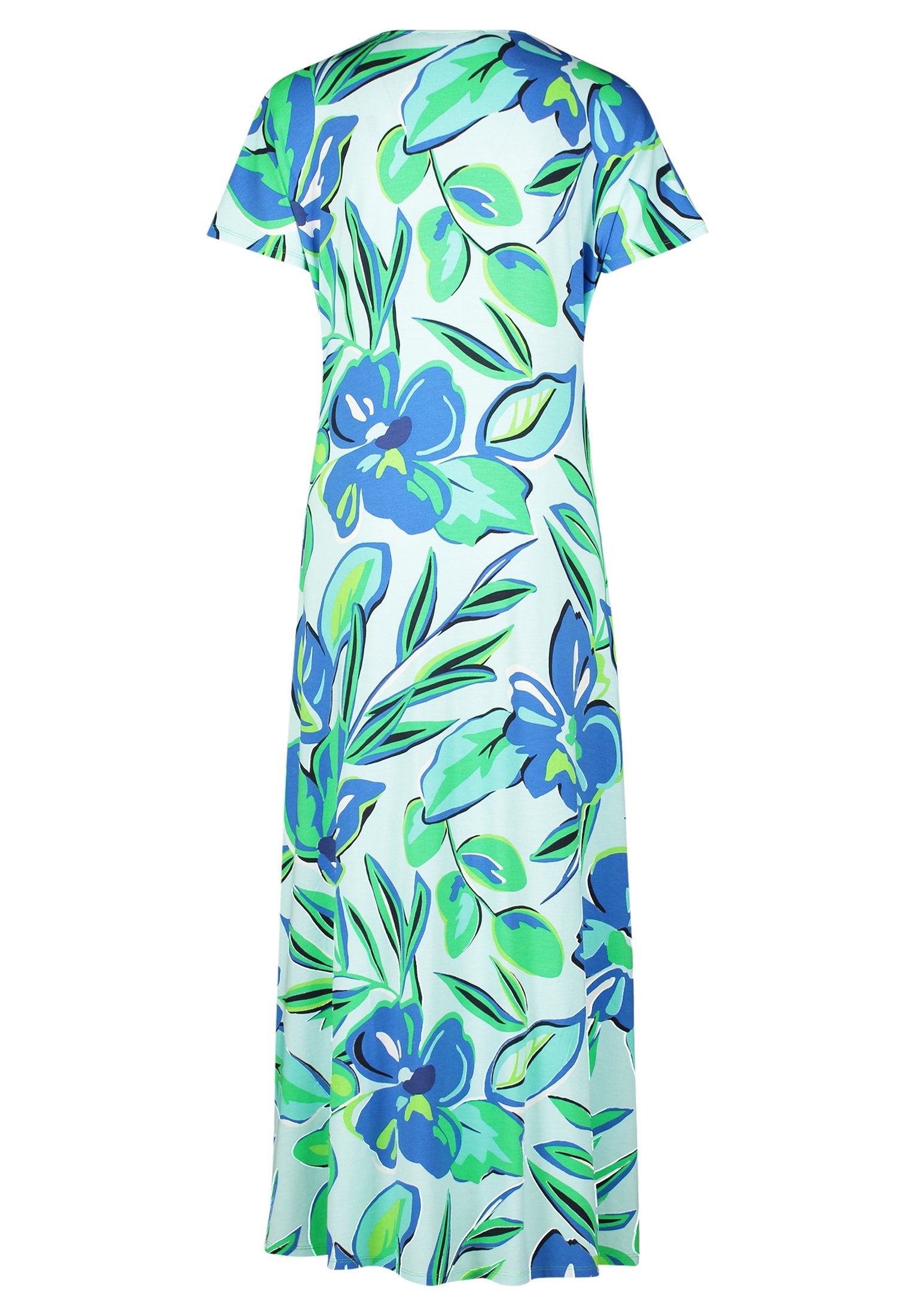 Midikleid (Green/blue)