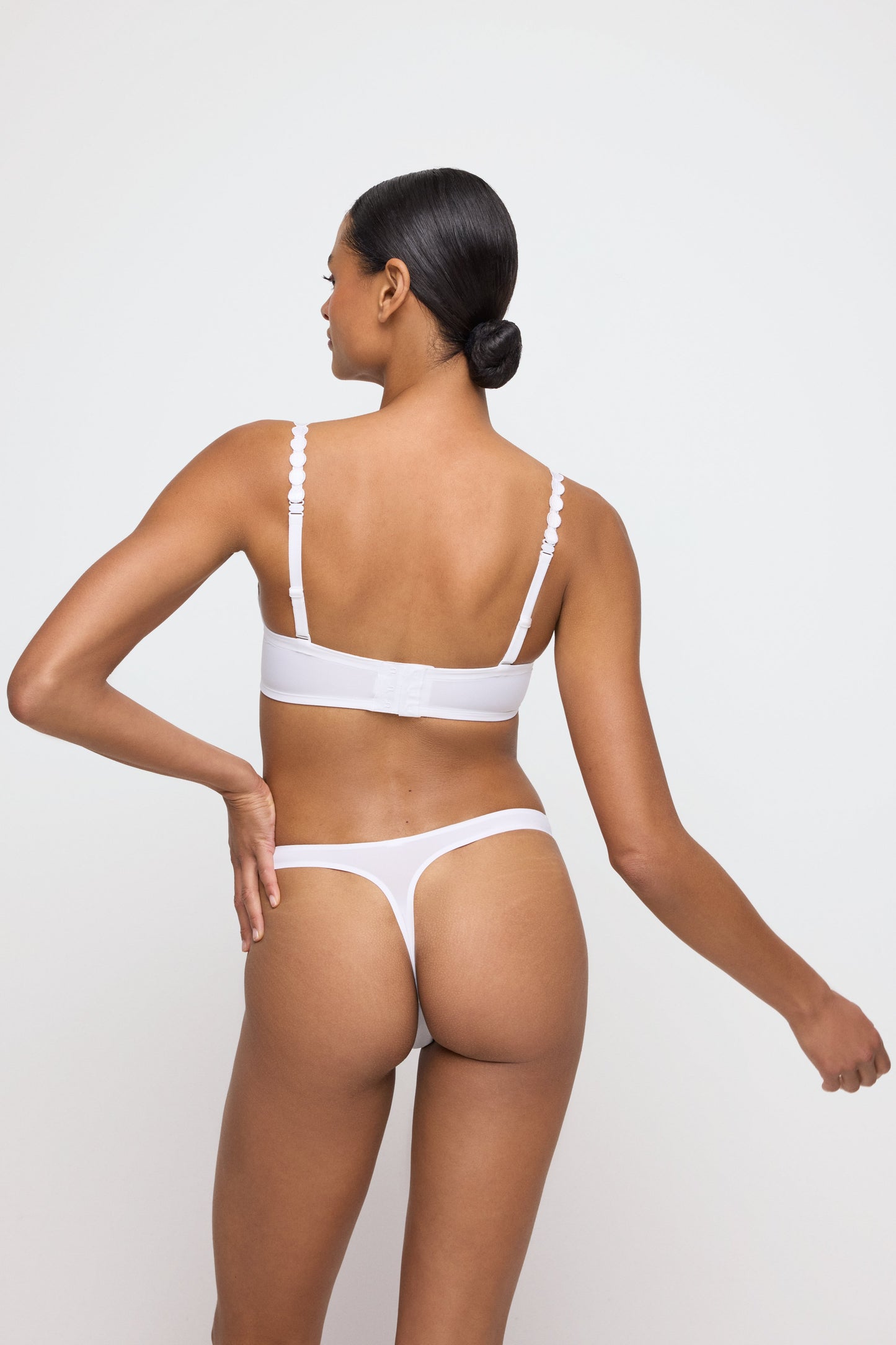 TOM weiss Unterlegter BH Herzform (Wit)