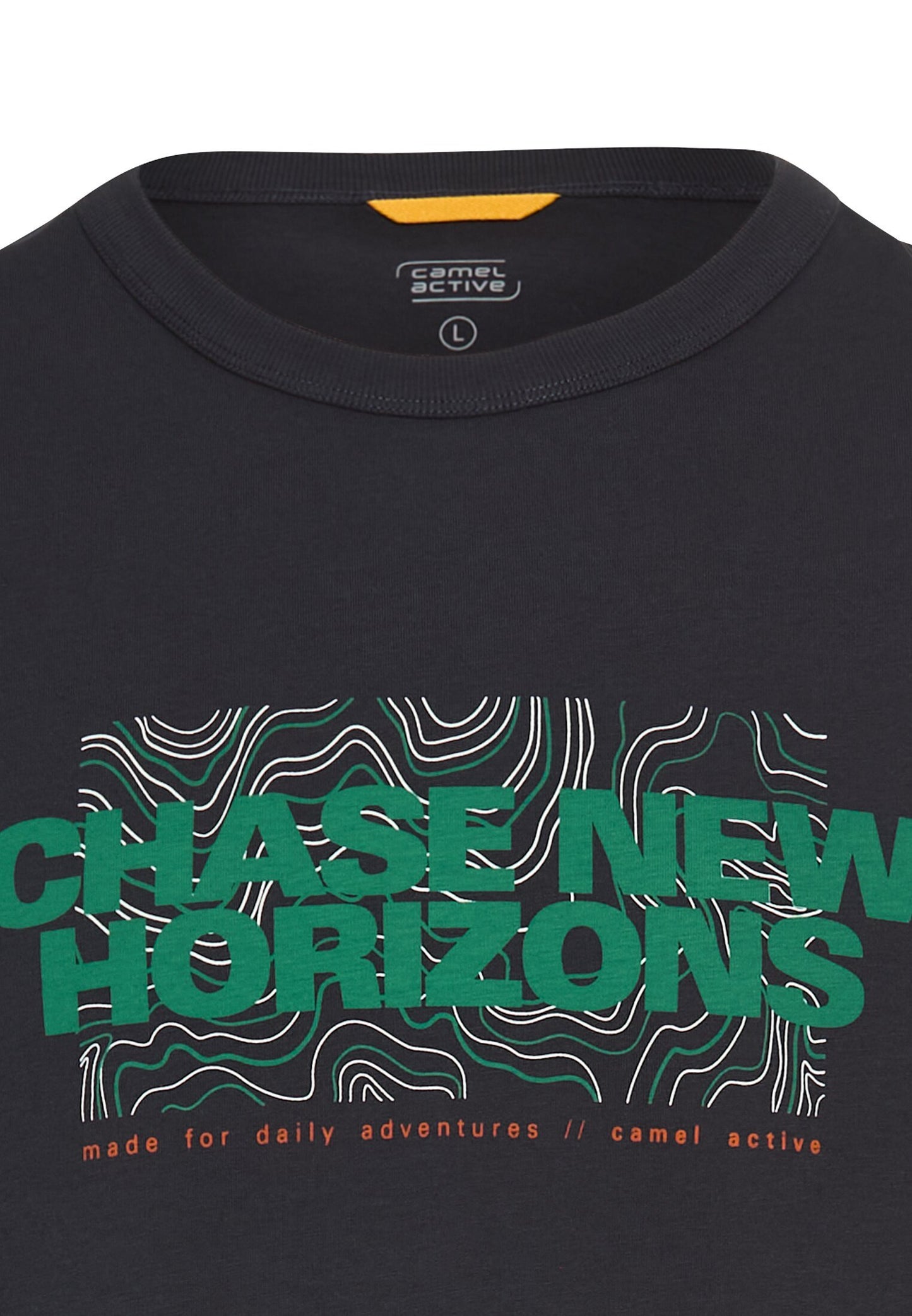 T-Shirt aus reiner Baumwolle (Dark Navy)