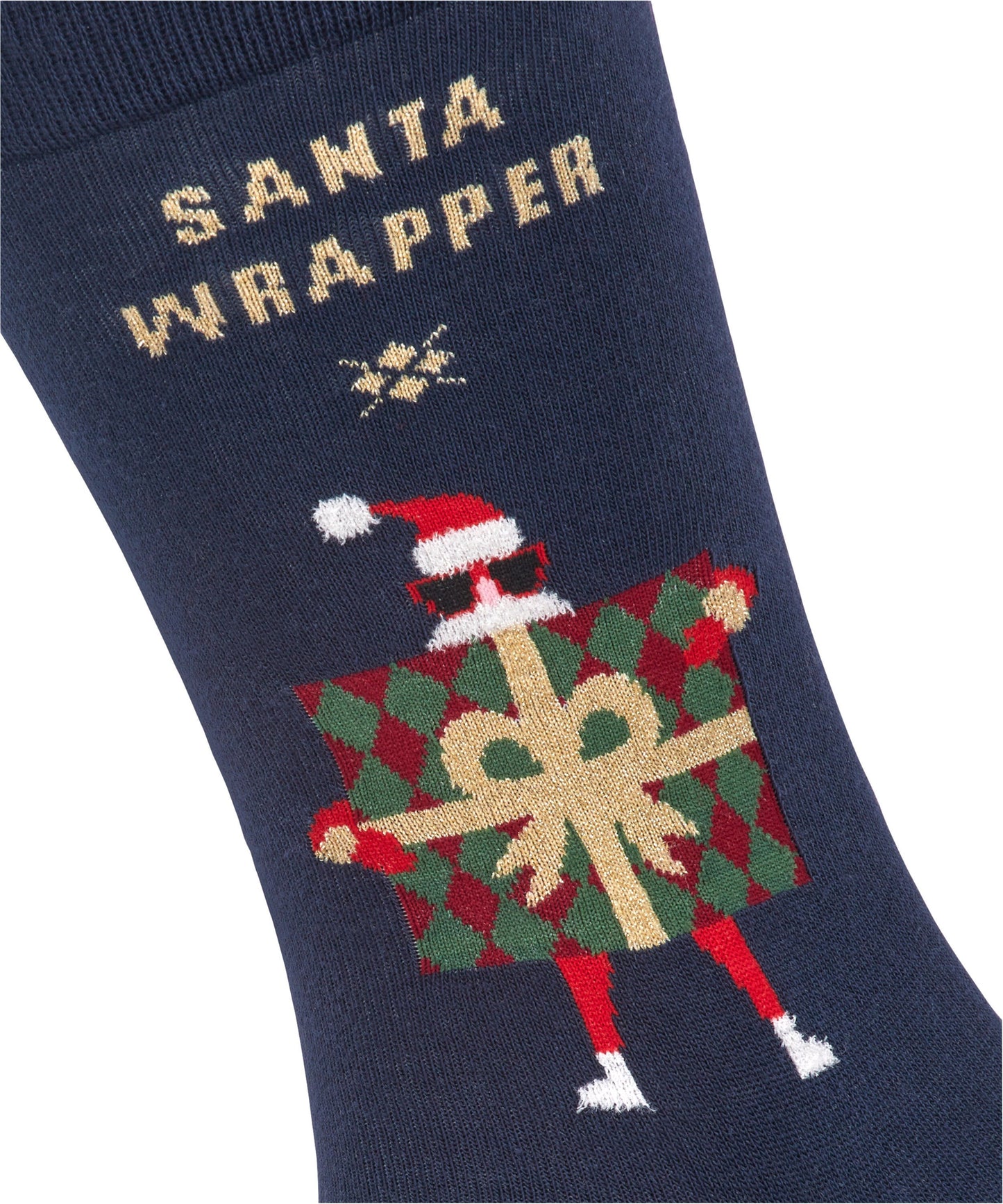 Burlington X-Mas Wrapper Herren Socken (Marine)