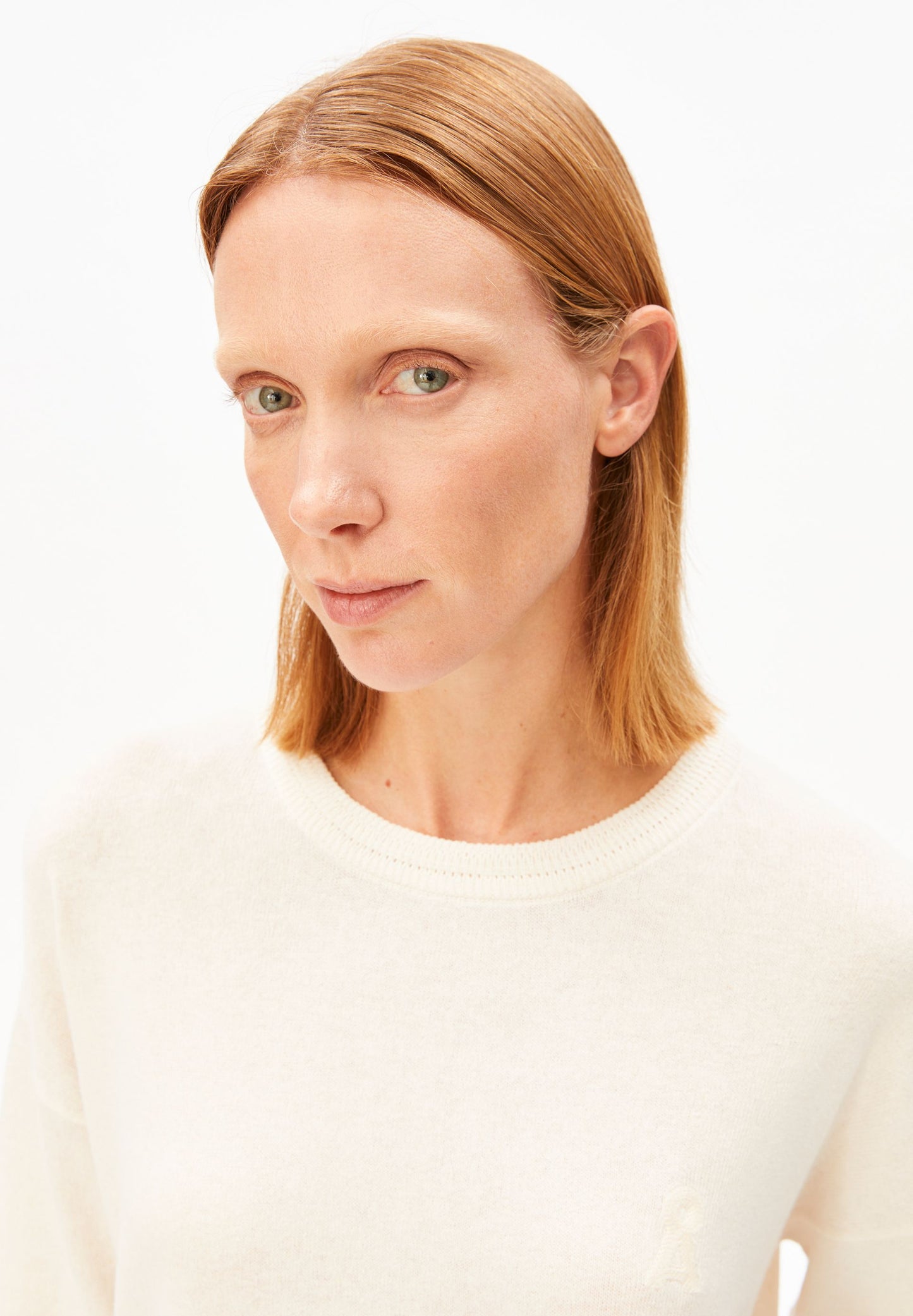 S Sl Linen Blend Knit Sweater (Undyed)