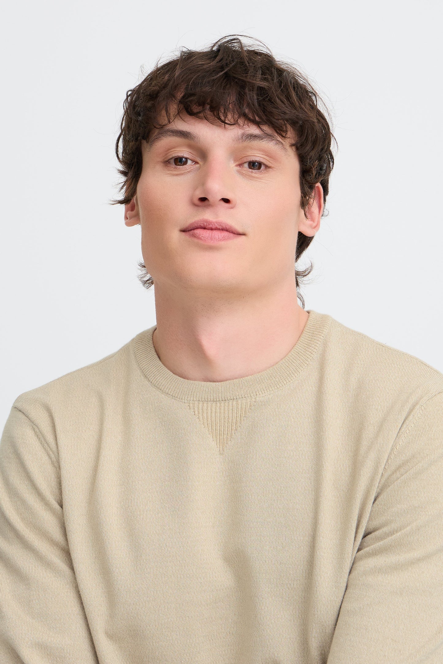 Bhbruton Crew Neck Knit Noos (Winter Twig)
