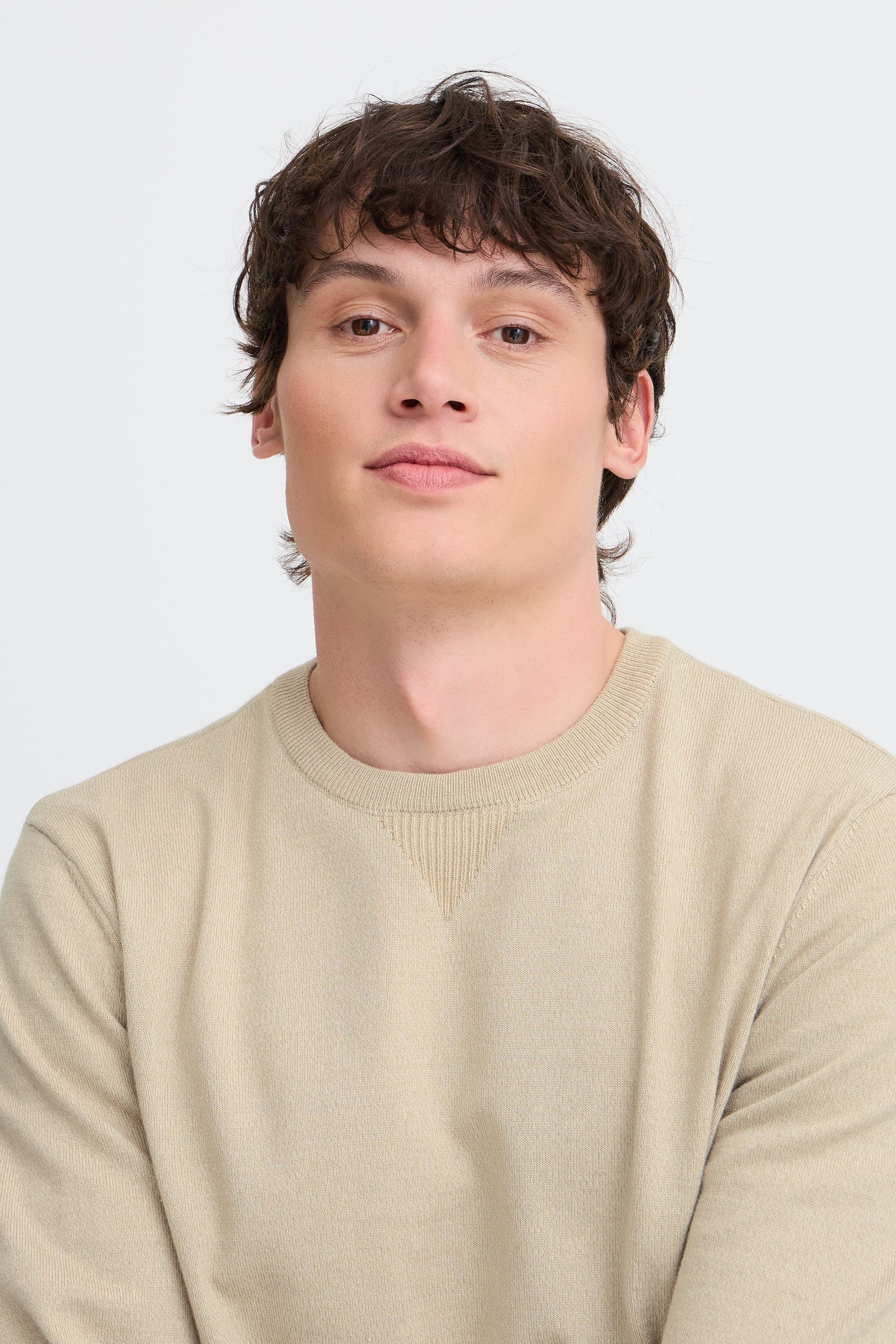 Bhbruton Crew Neck Knit Noos (Winter Twig)