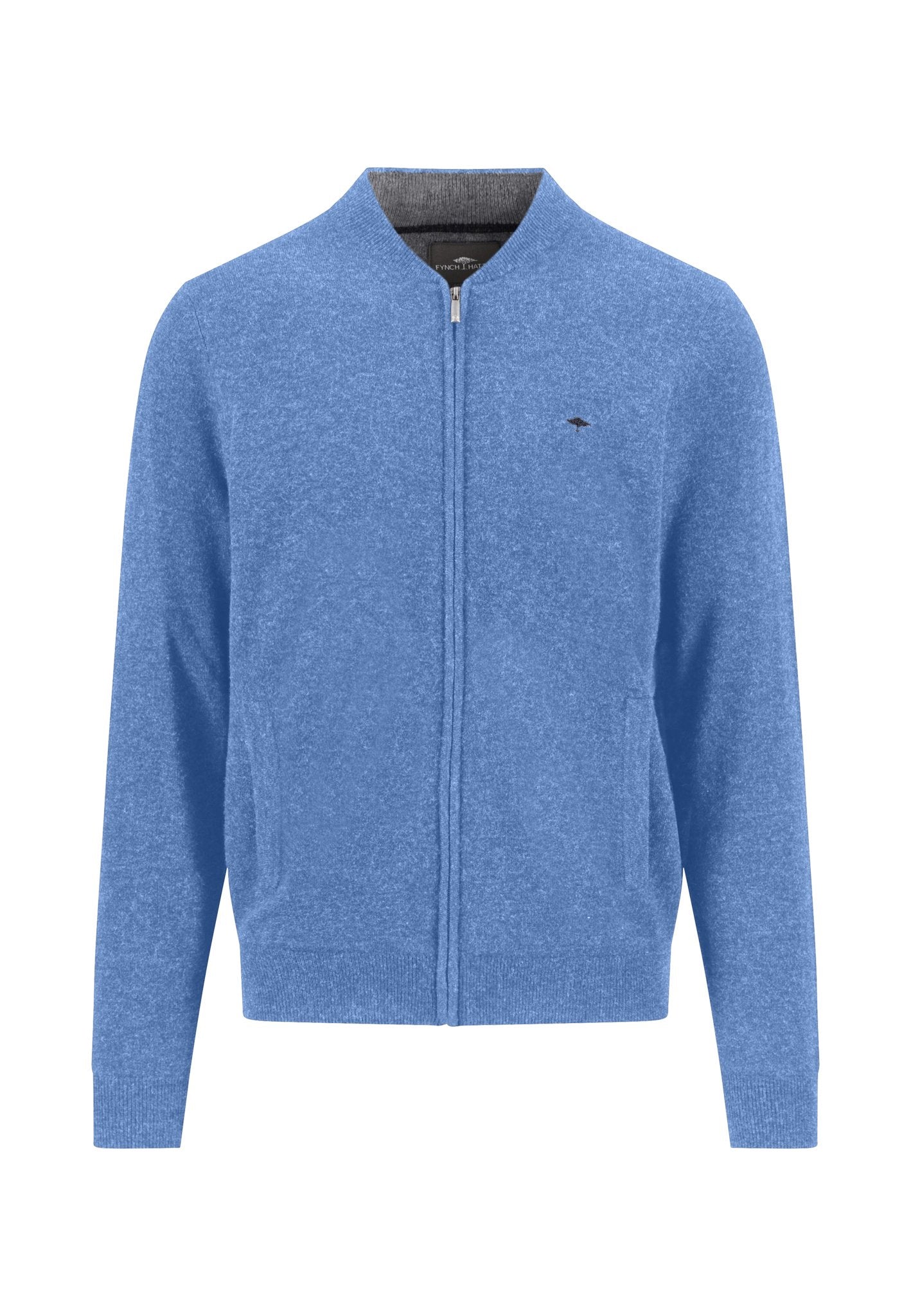 Cardigan College, Merino Cashmere (Crystal Blue)