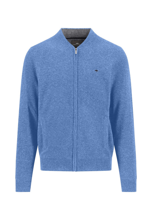 Cardigan College, Merino Cashmere (Crystal Blue)