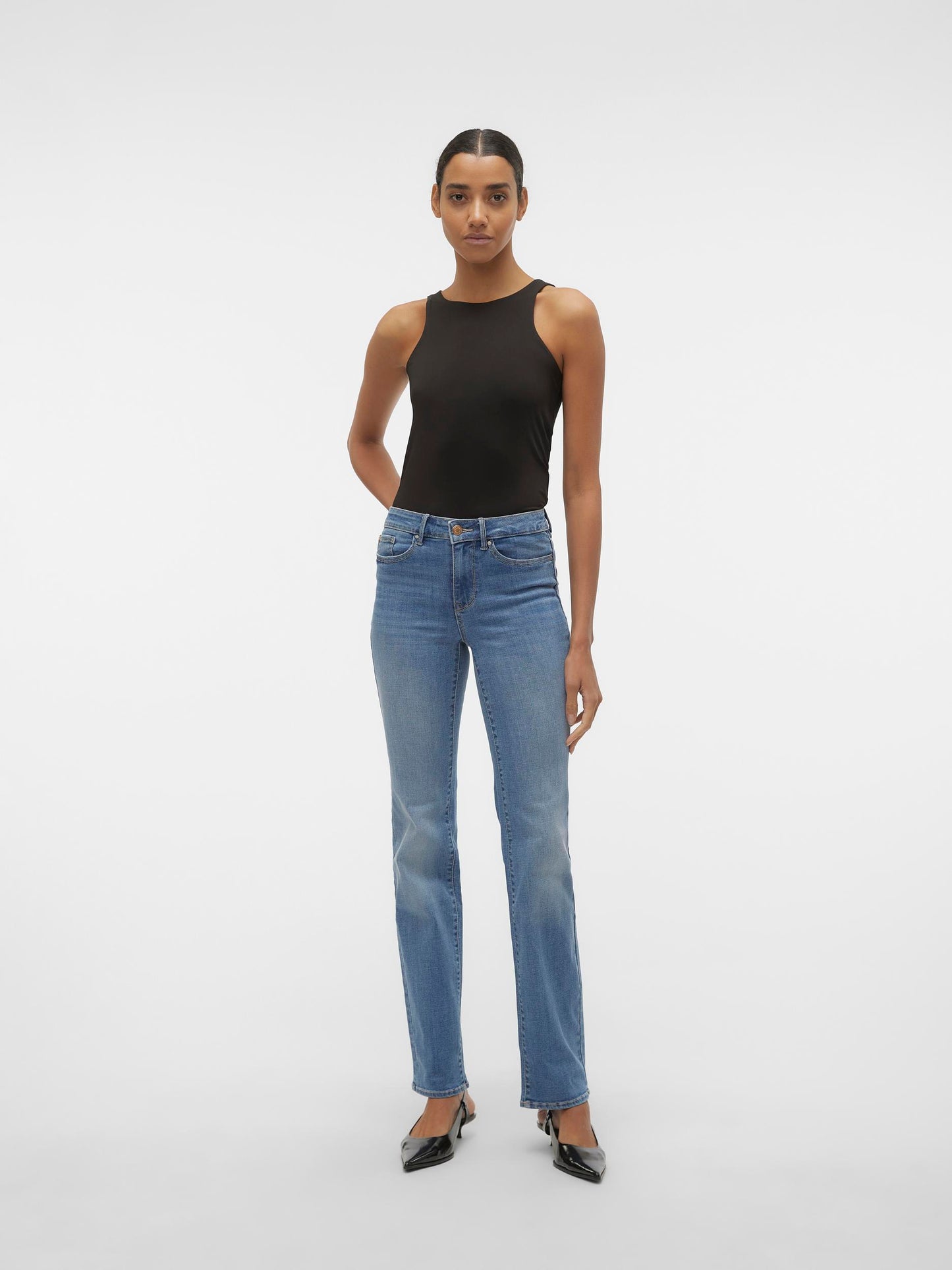 Vmflash Mr Straight Jeans Li347 Ga Noos (Medium Blue D)
