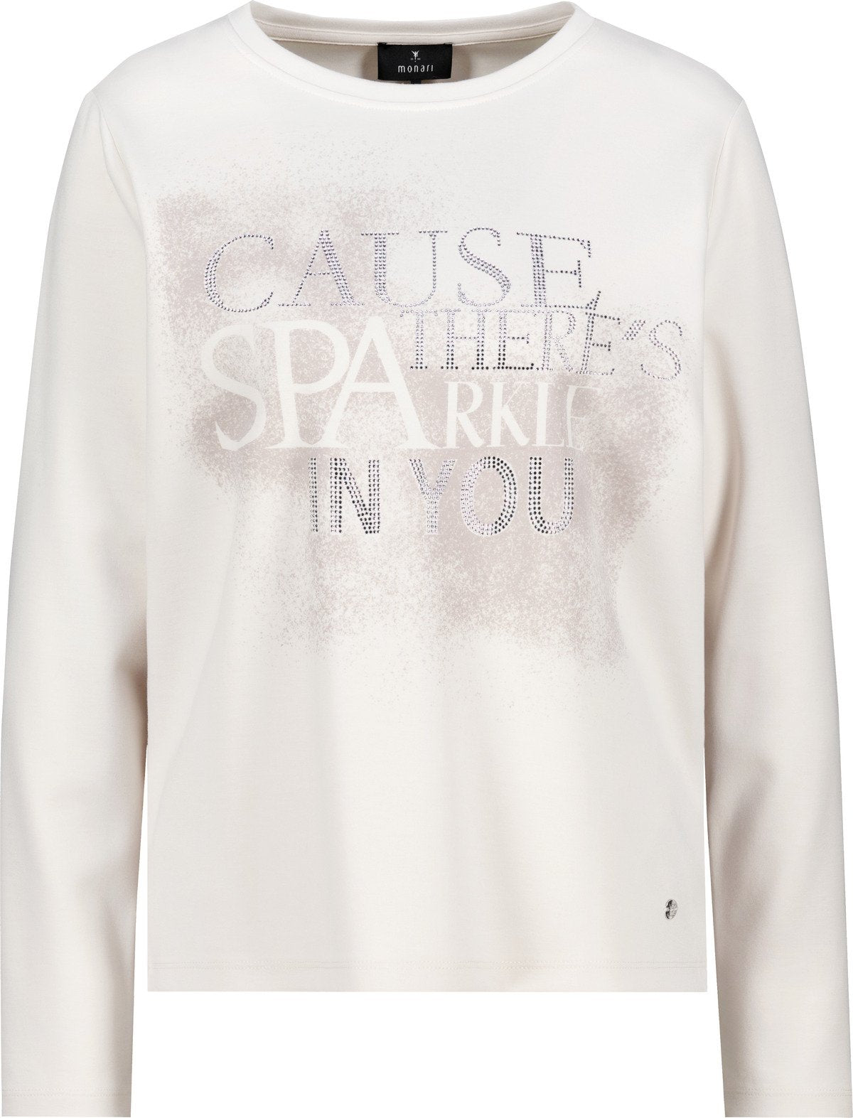 Sweatshirt mit Schmuckdetails (Pearly)