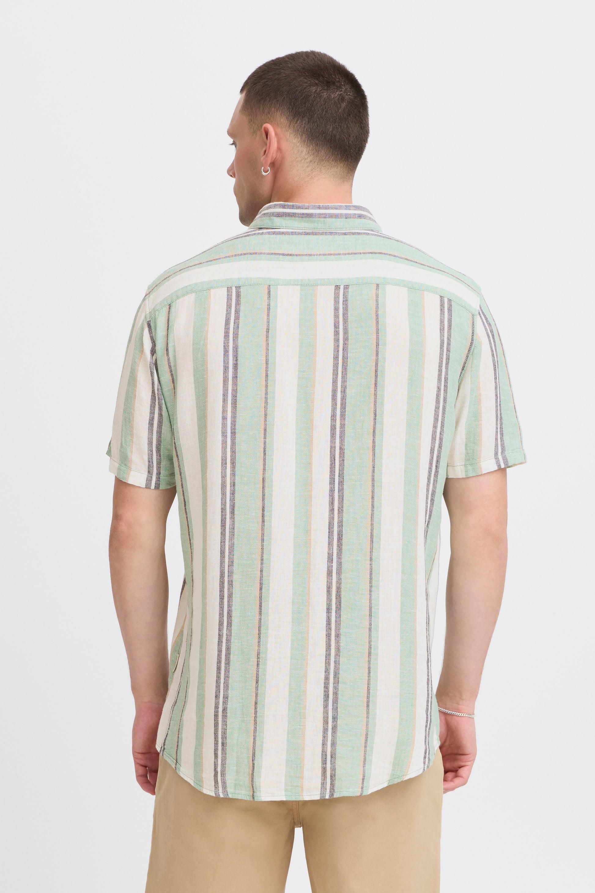 BHBOBBY Shirt stripe (Malachite Gre)