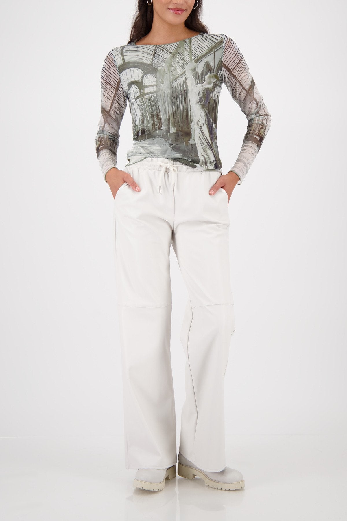 Pullover (Sage Gemustert)