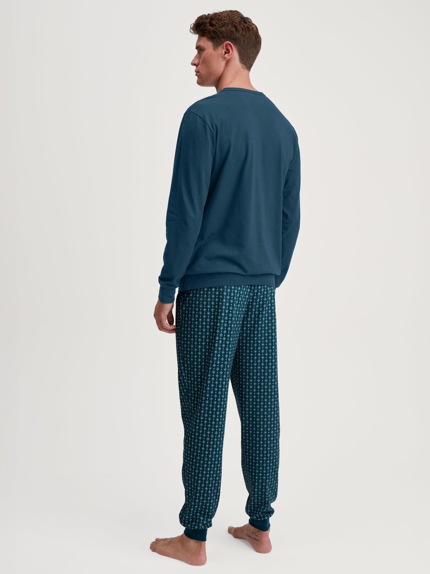 MEN Pyjamas with cuff (Deep Petrol)