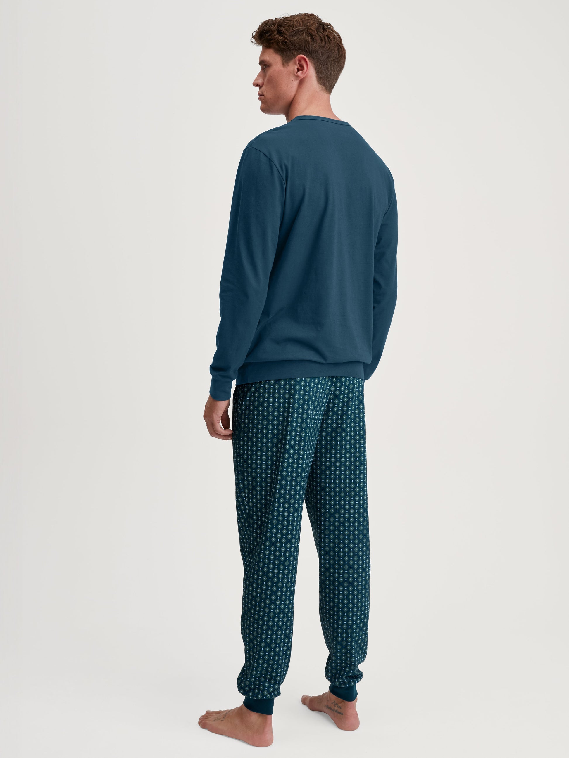 MEN Pyjamas with cuff (Deep Petrol)