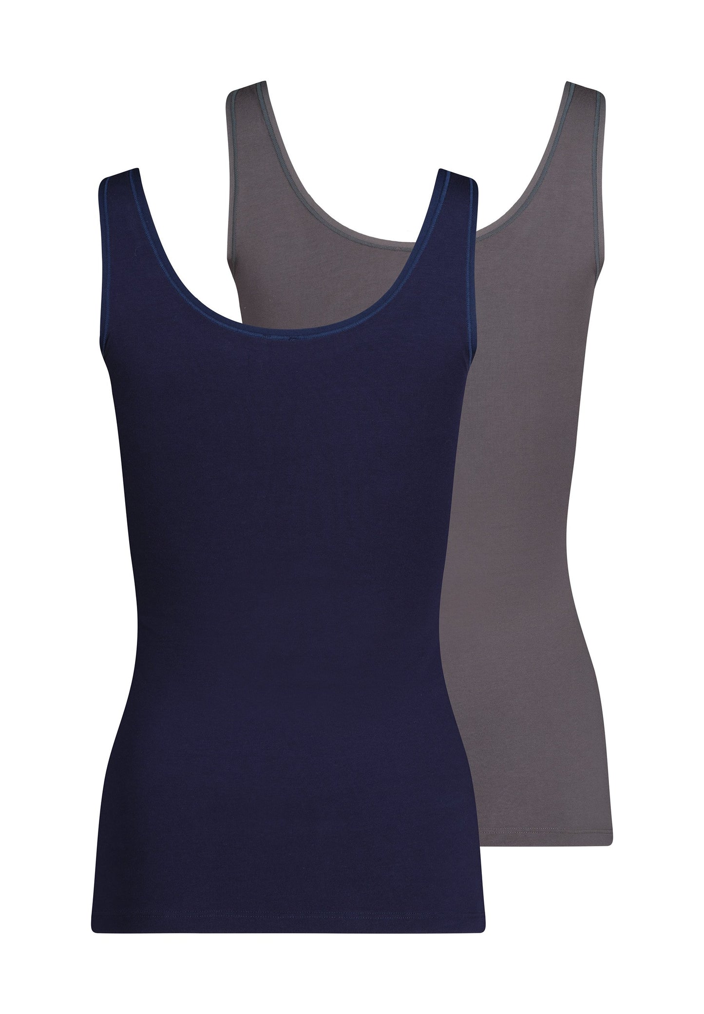 SKINY Damen Tank Top DP Cotton Advantage (Bluevolcanic Se)