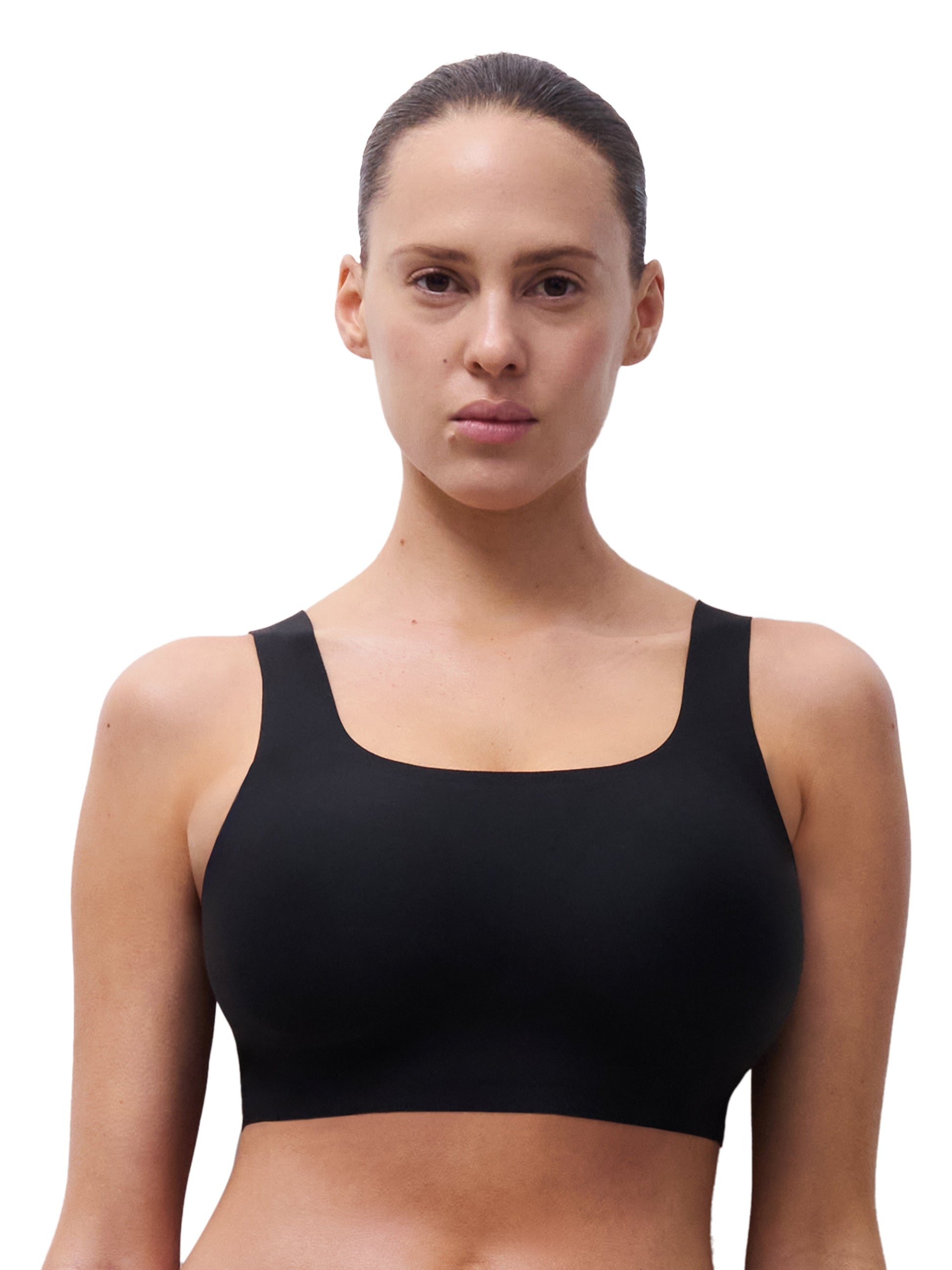 SoftStrech Power Rundhals BH (Schwarz)