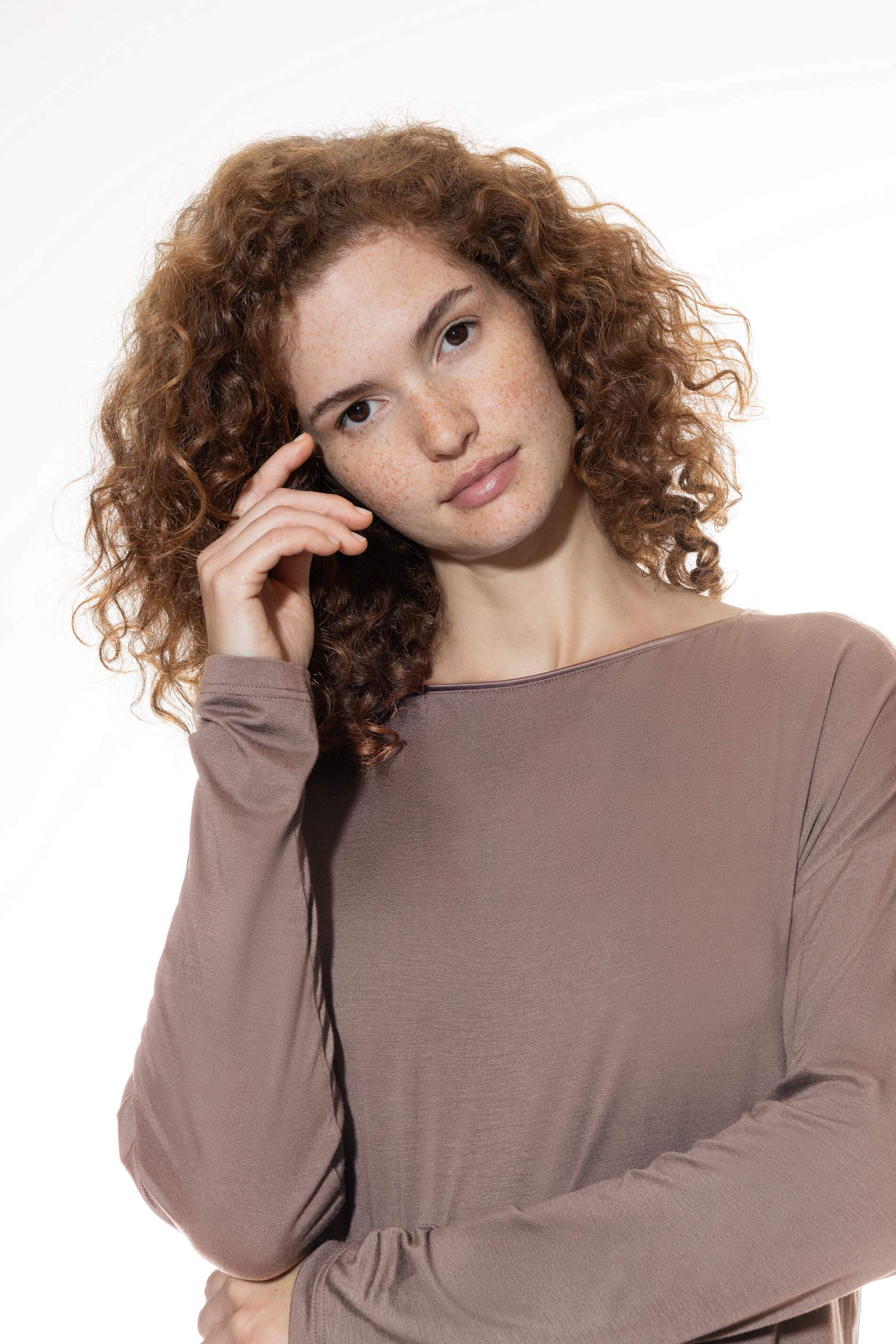 T-Shirt langarm (Milk`n Coffee)