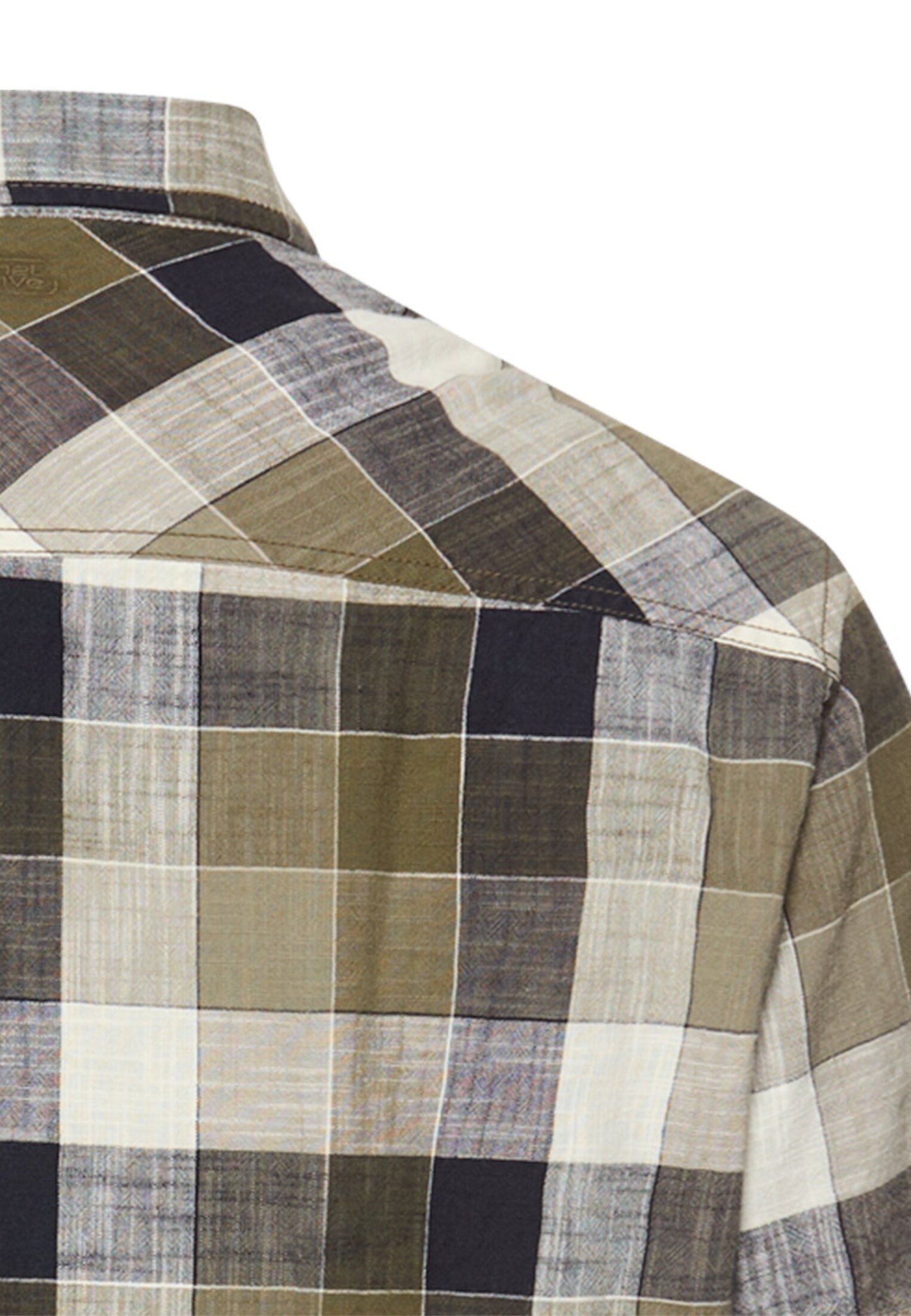 Karohemd aus reiner Baumwolle (Deep Olive)