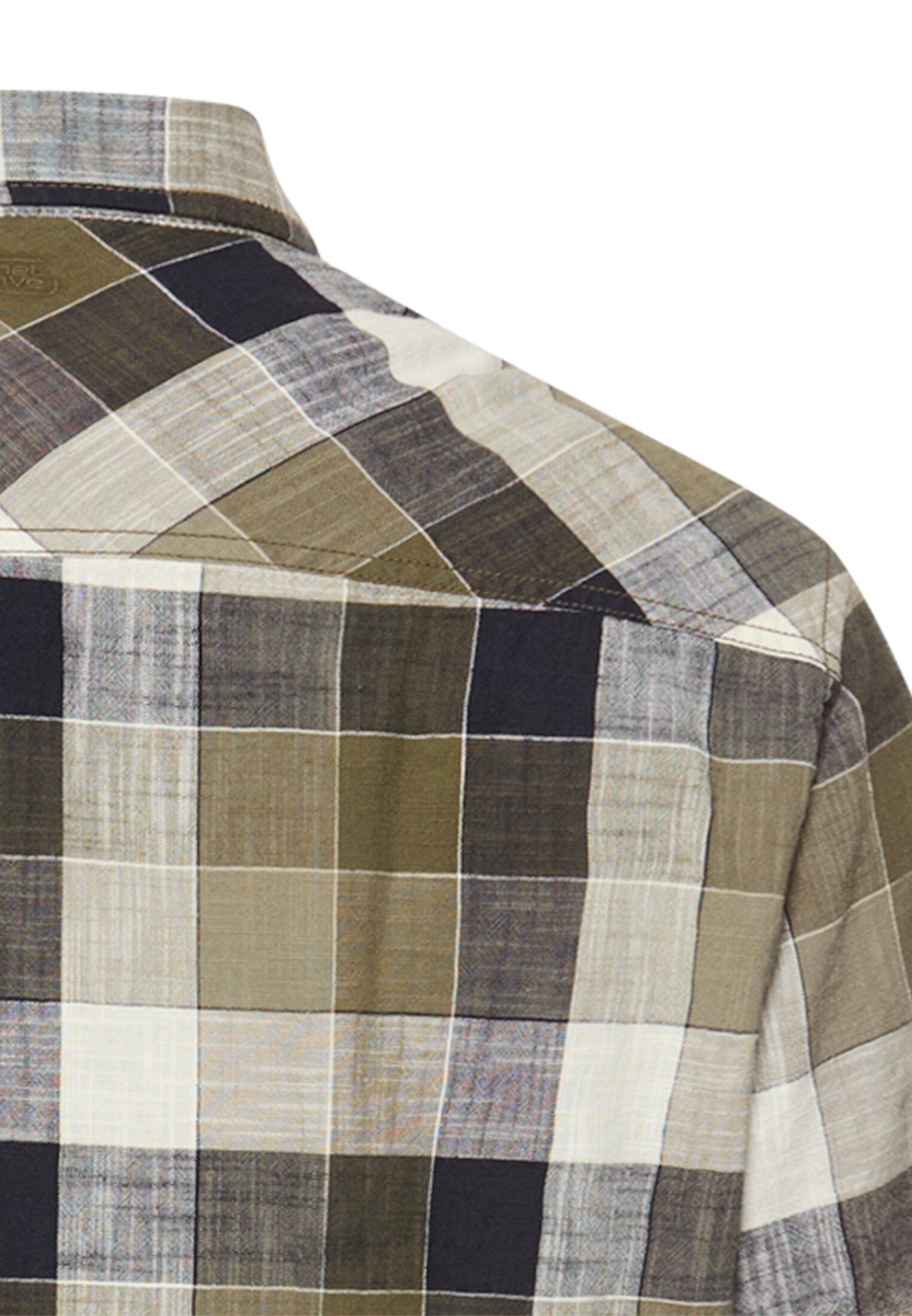 Karohemd aus reiner Baumwolle (Deep Olive)