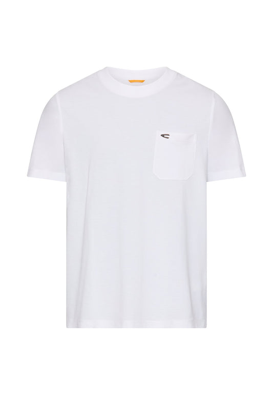 T-Shirt mit Brusttasche (White)